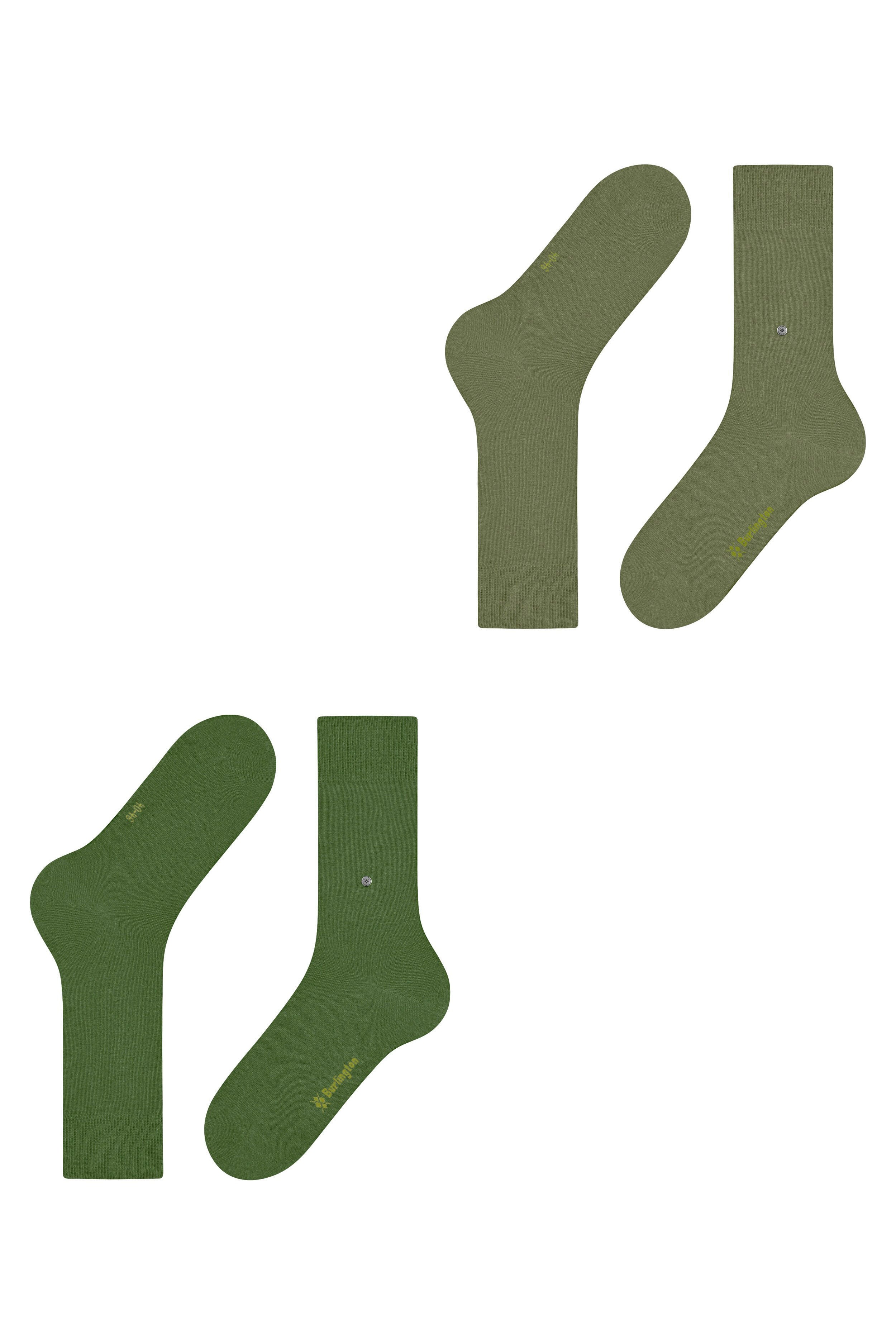 Burlington Everyday 2 Pack Socks - Cactus 21045_7653_6.5-11 UK