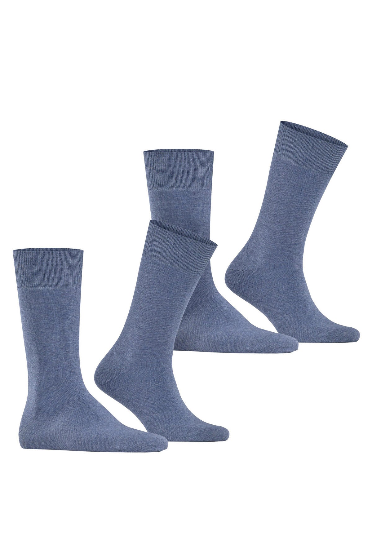 Burlington Everyday 2 Pack Socks - Light Denim 21045_6160_6.5-11 UK