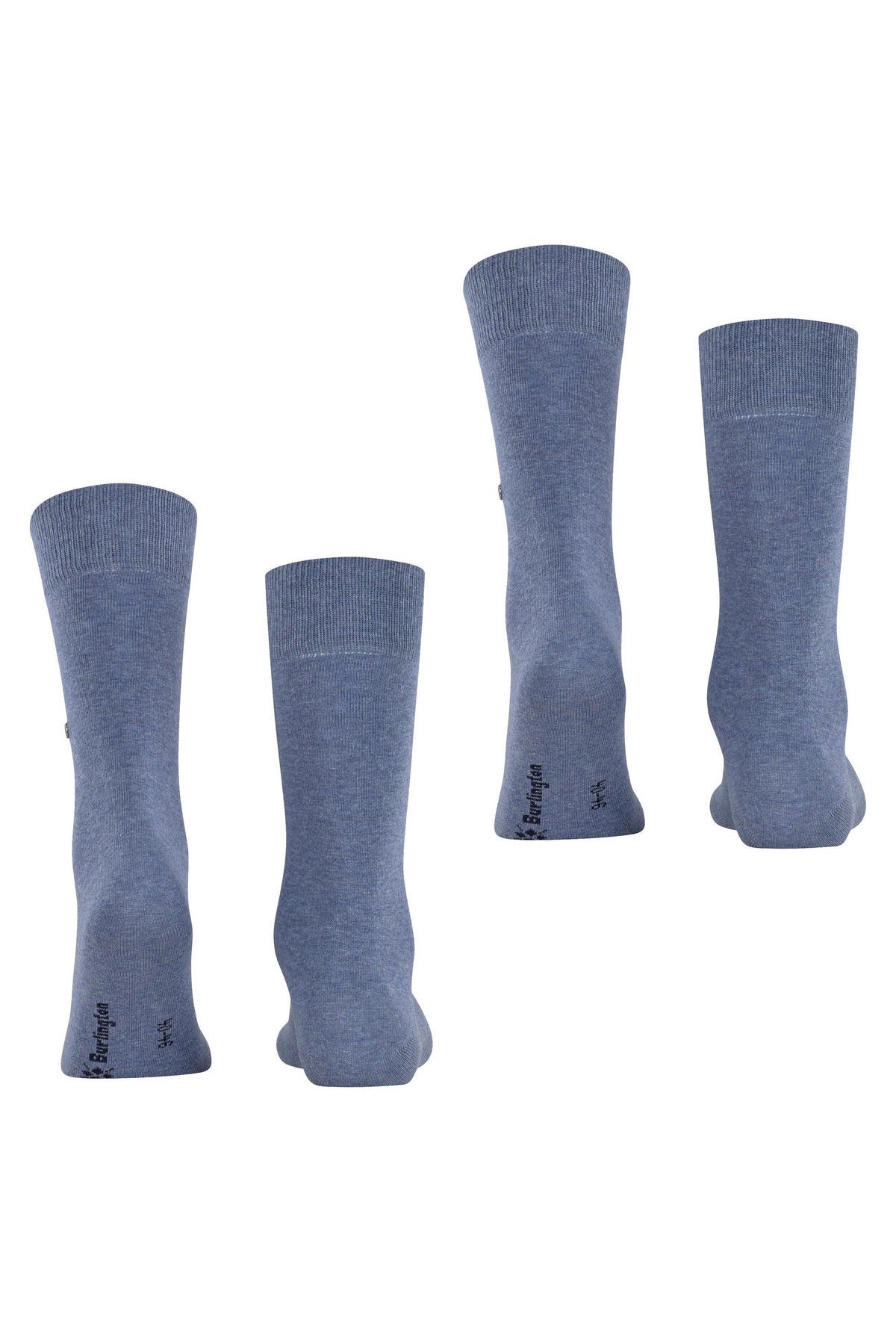 Burlington Everyday 2 Pack Socks - Light Denim 21045_6160_6.5-11 UK