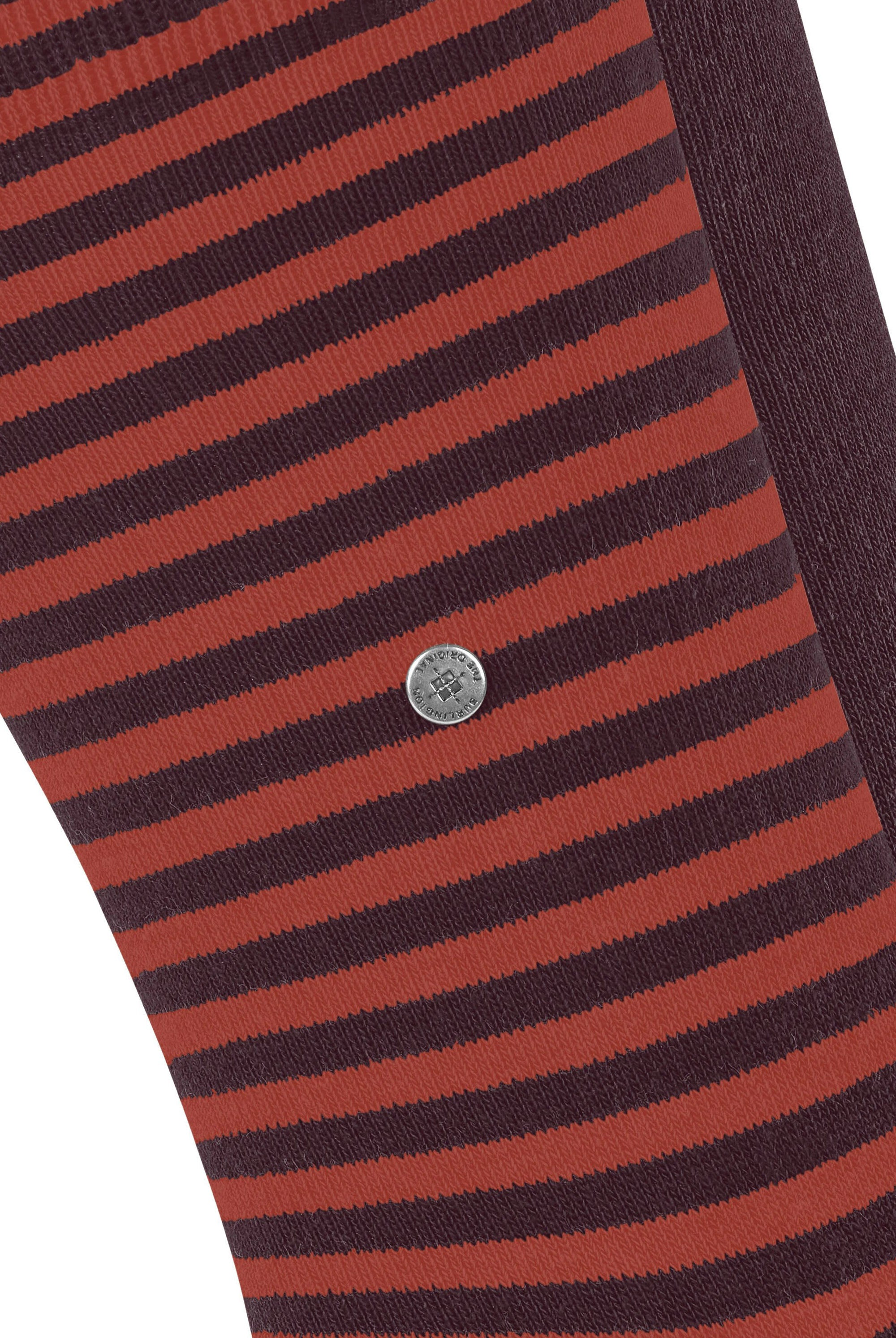 Burlington Everyday Stripe/Plain 2 Pack Socks - Chianti 21087_8370_6.5-11 UK