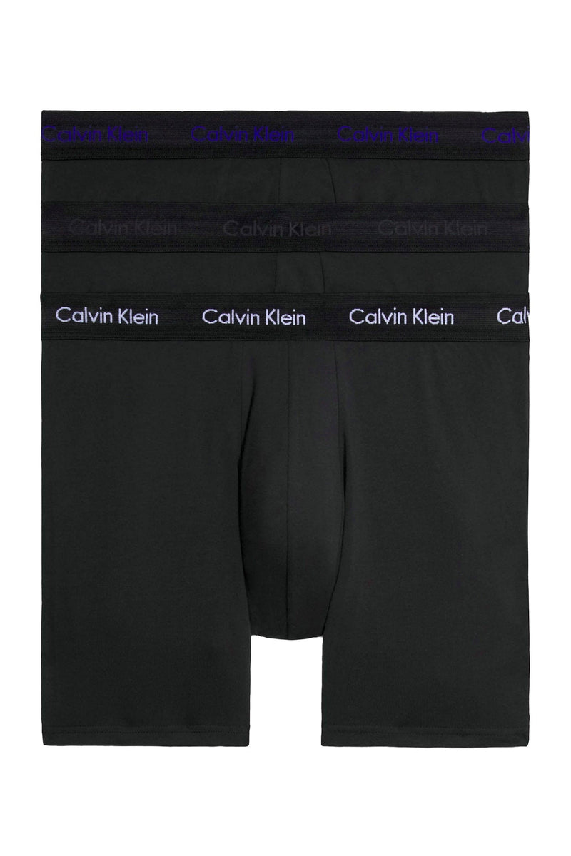 Calvin Klein Men's Cotton Stretch Multipack Boxer Briefs, Black  W/Phantom/Spectrum Blue/Vaporour Gray WBS, Small at  Men's Clothing  store