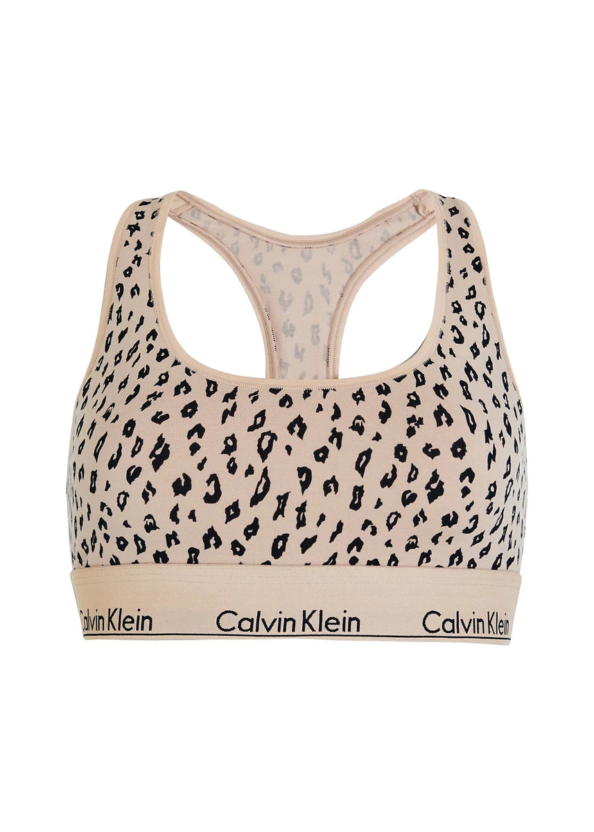 Calvin Klein Modern Cotton Bralette - Savannah Cheetah/Pewter – Potters of  Buxton