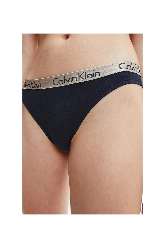Calvin Klein Radiant Cotton 3 Pack Thongs - Nymphs Thigh/White/Shoreline