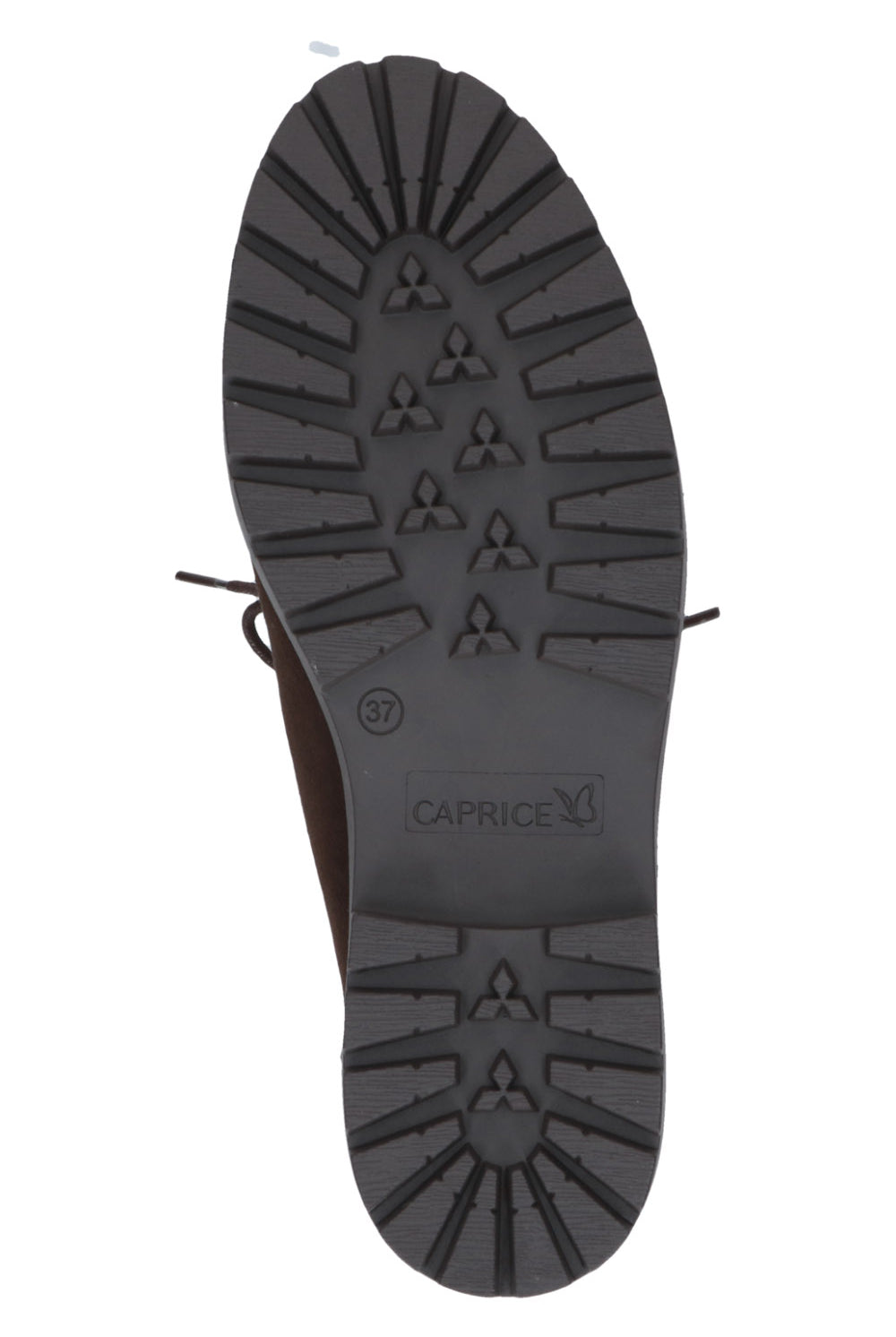 Caprice Chunky Suede Loafers - Dark Brown