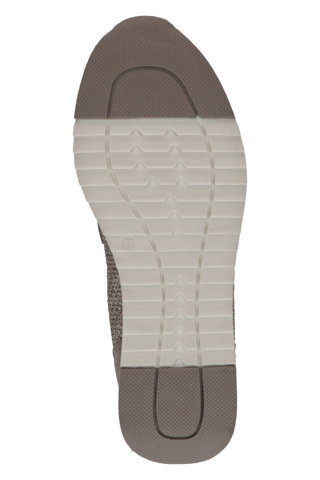 Caprice Flatform Buckle Detail Woven Loafers - Mud Comb