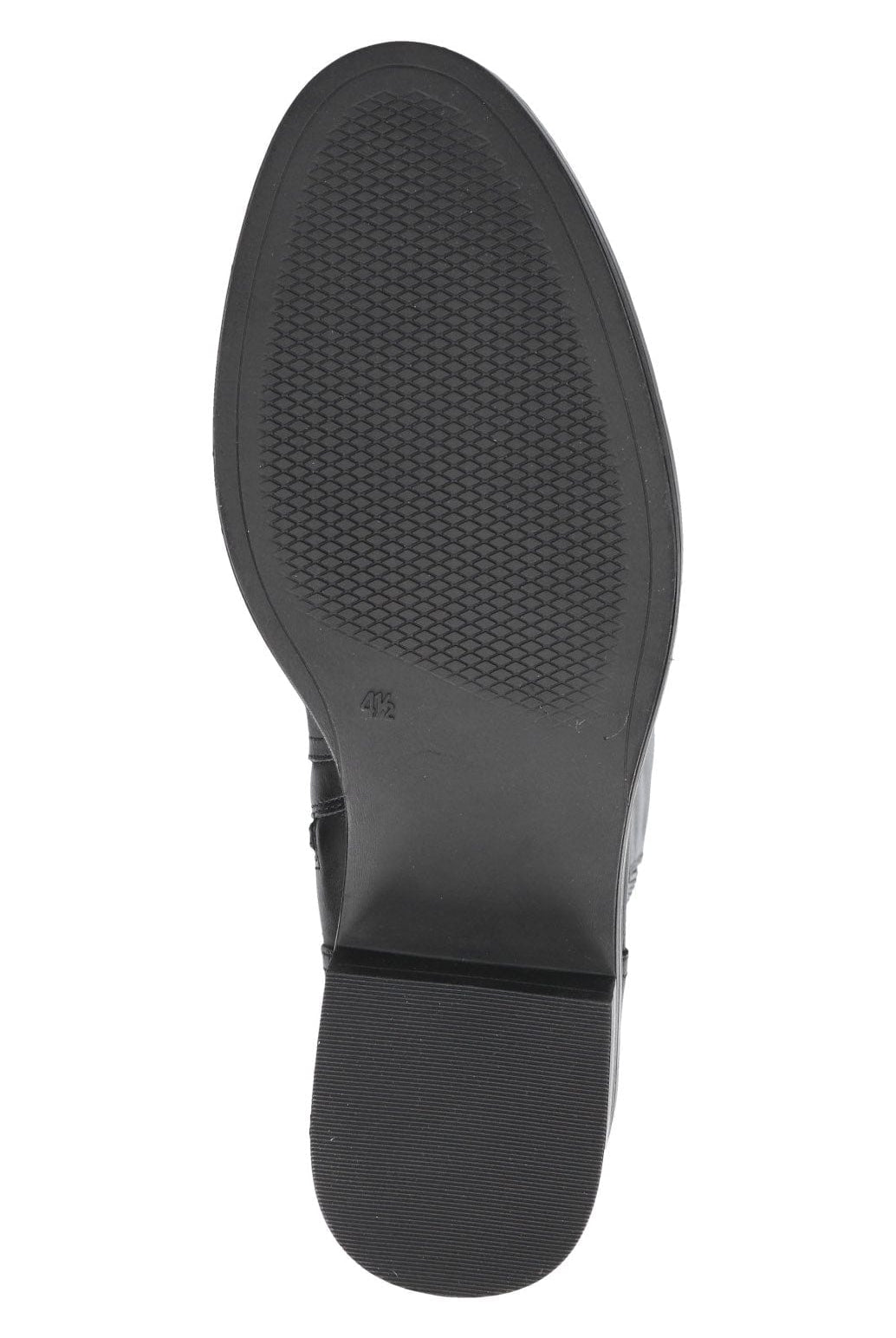 Caprice Leather Stretch Back Knee Boots - Black Comb 9-25523-41_019_4