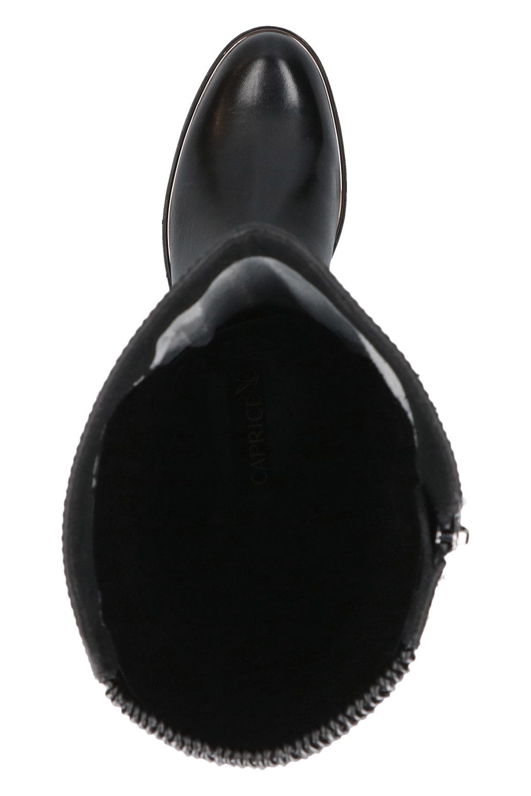 Caprice Leather Stretch Back Knee Boots - Black Comb 9-25523-41_019_4