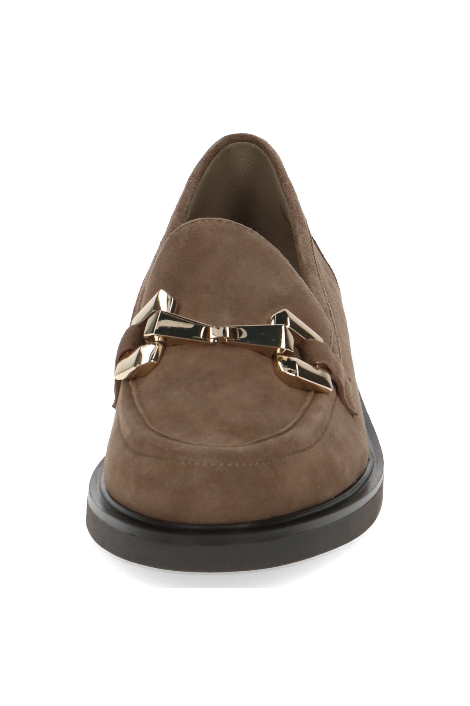 Caprice Moccasin Leather Shoes- Taupe Suede