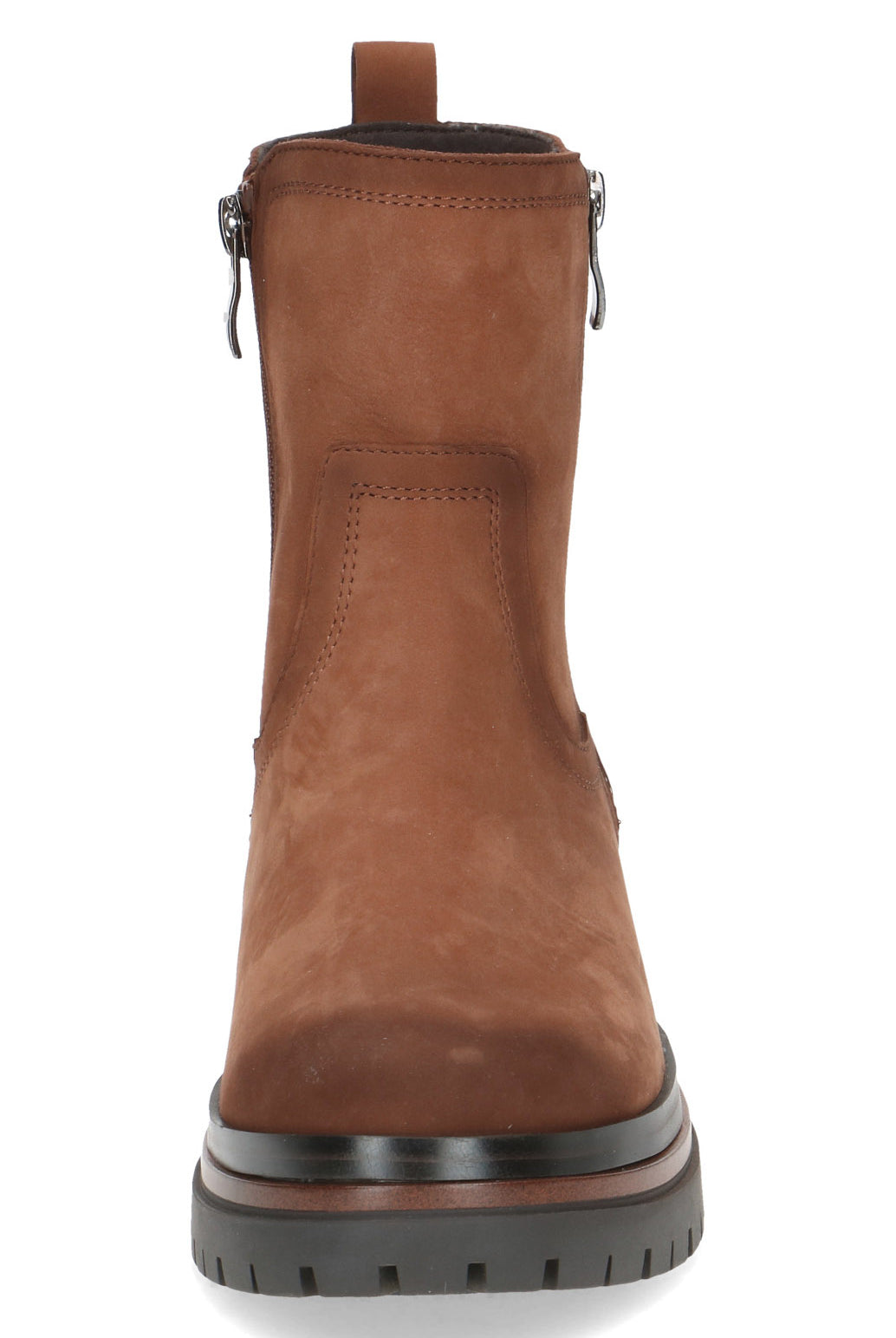 Caprice Nubuck Leather BLUE GRIP Boots - Cognac Nappa