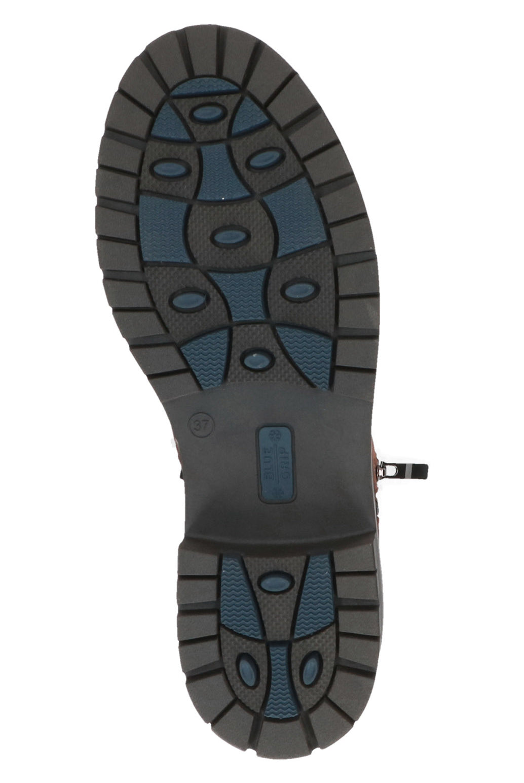 Caprice Nubuck Leather BLUE GRIP Boots - Cognac Nappa