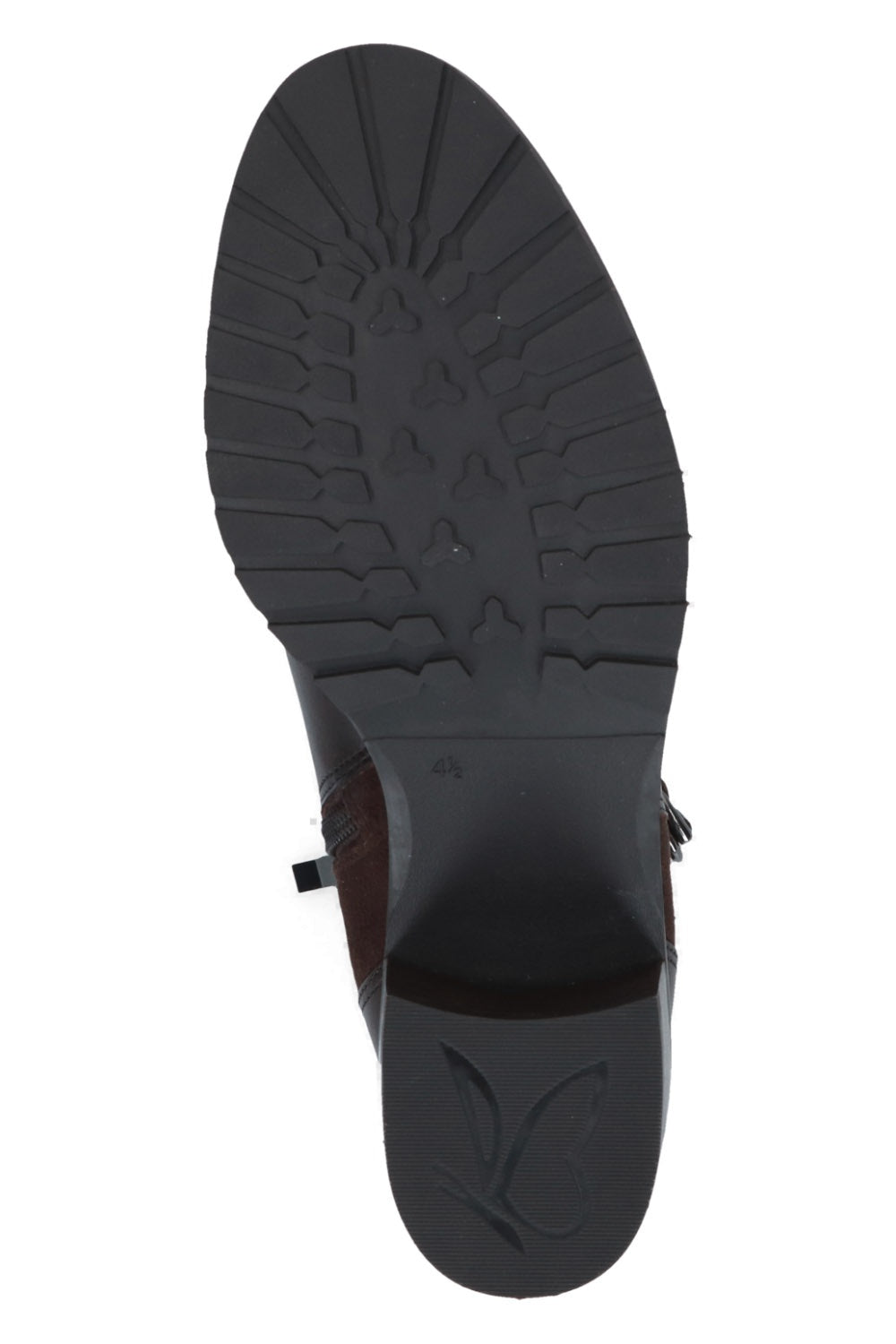 Caprice Strap Detail Ankle Boots - Dark Brown Comb