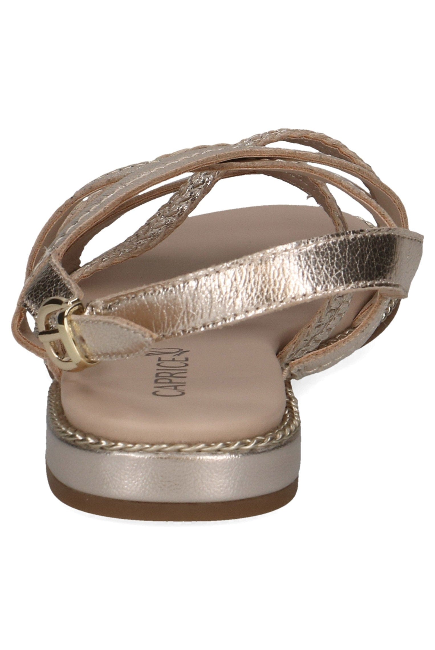 Caprice Strappy Sandals - Platin Metal