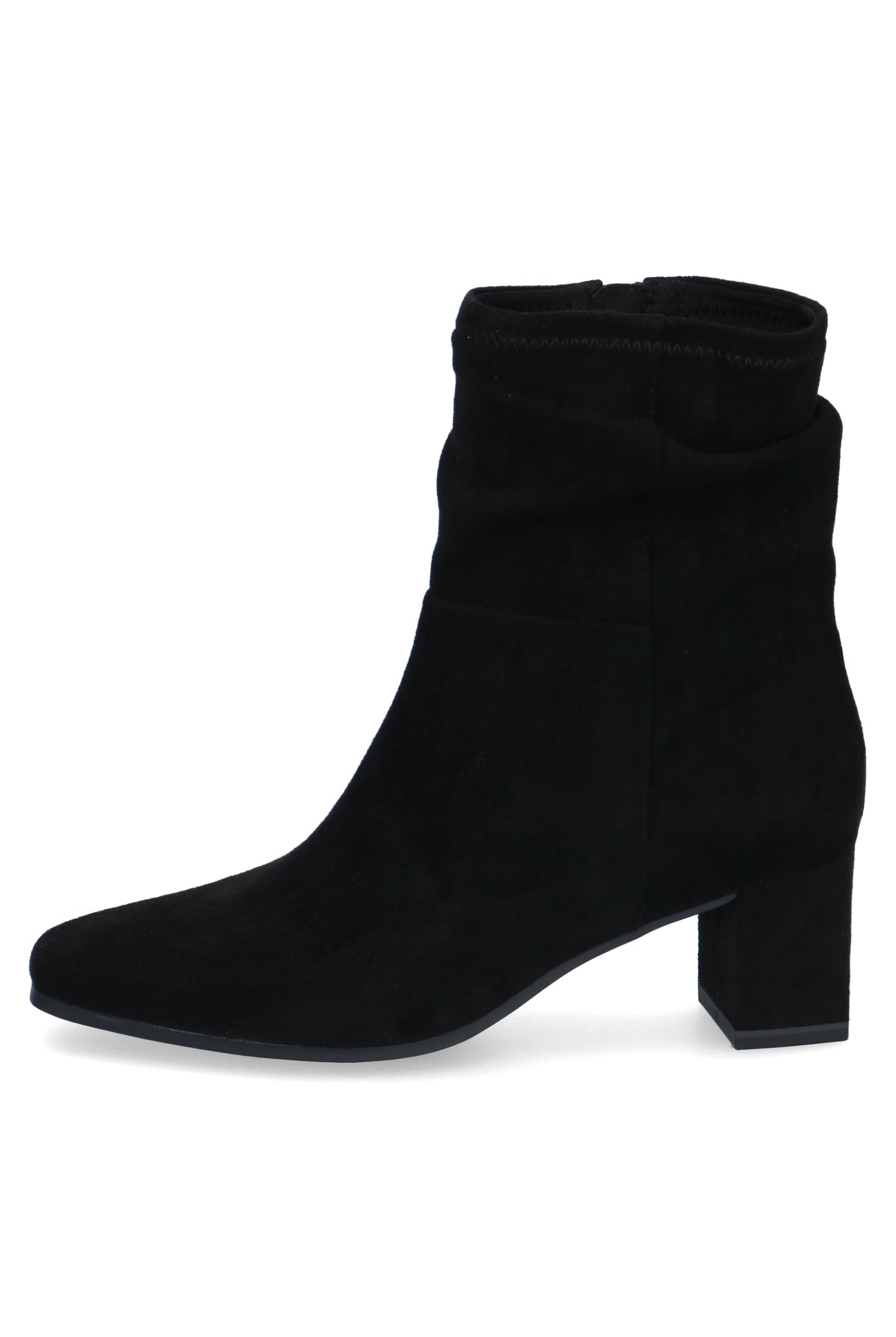 Caprice Stretch Ankle Boots - Black