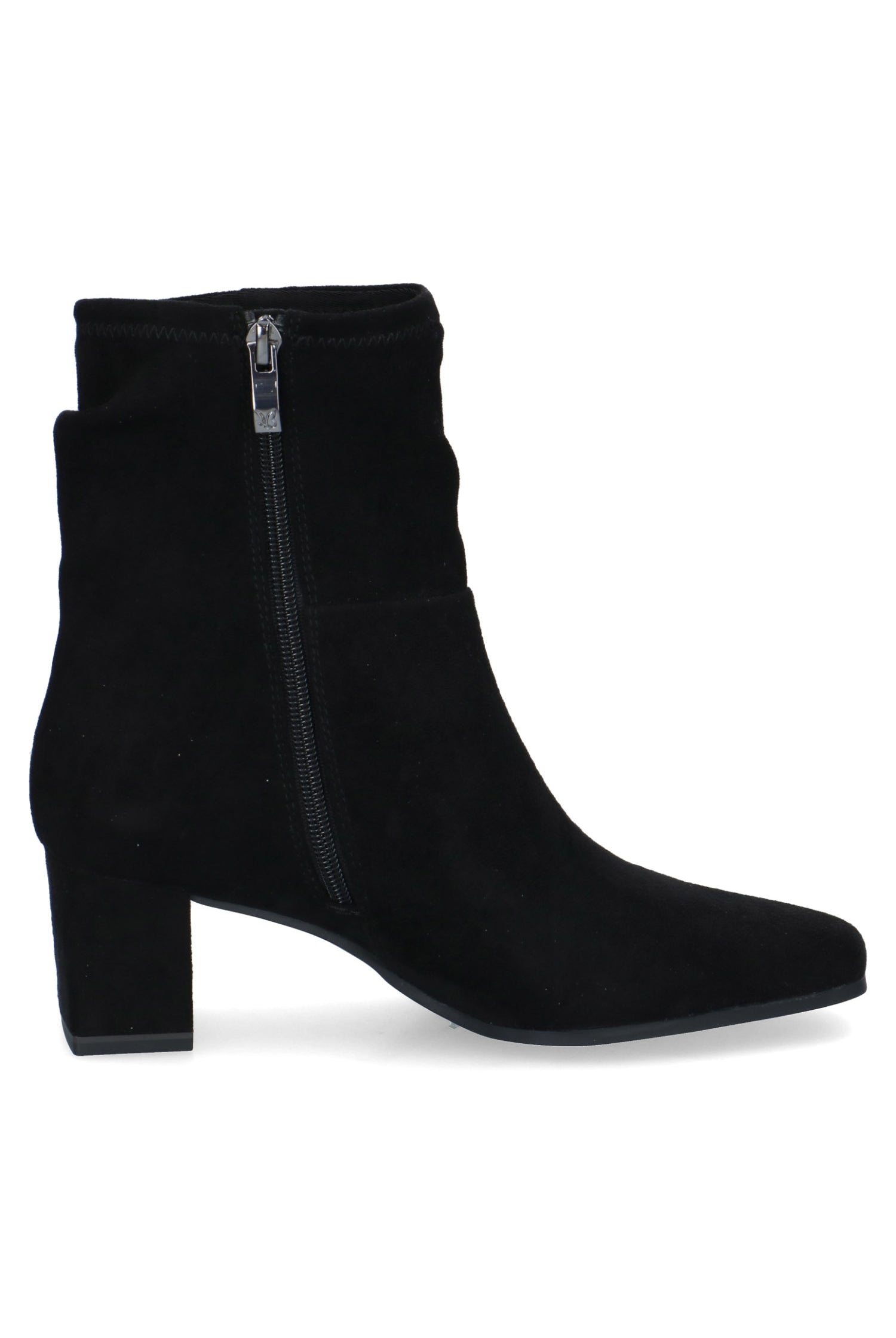 Caprice Stretch Ankle Boots - Black