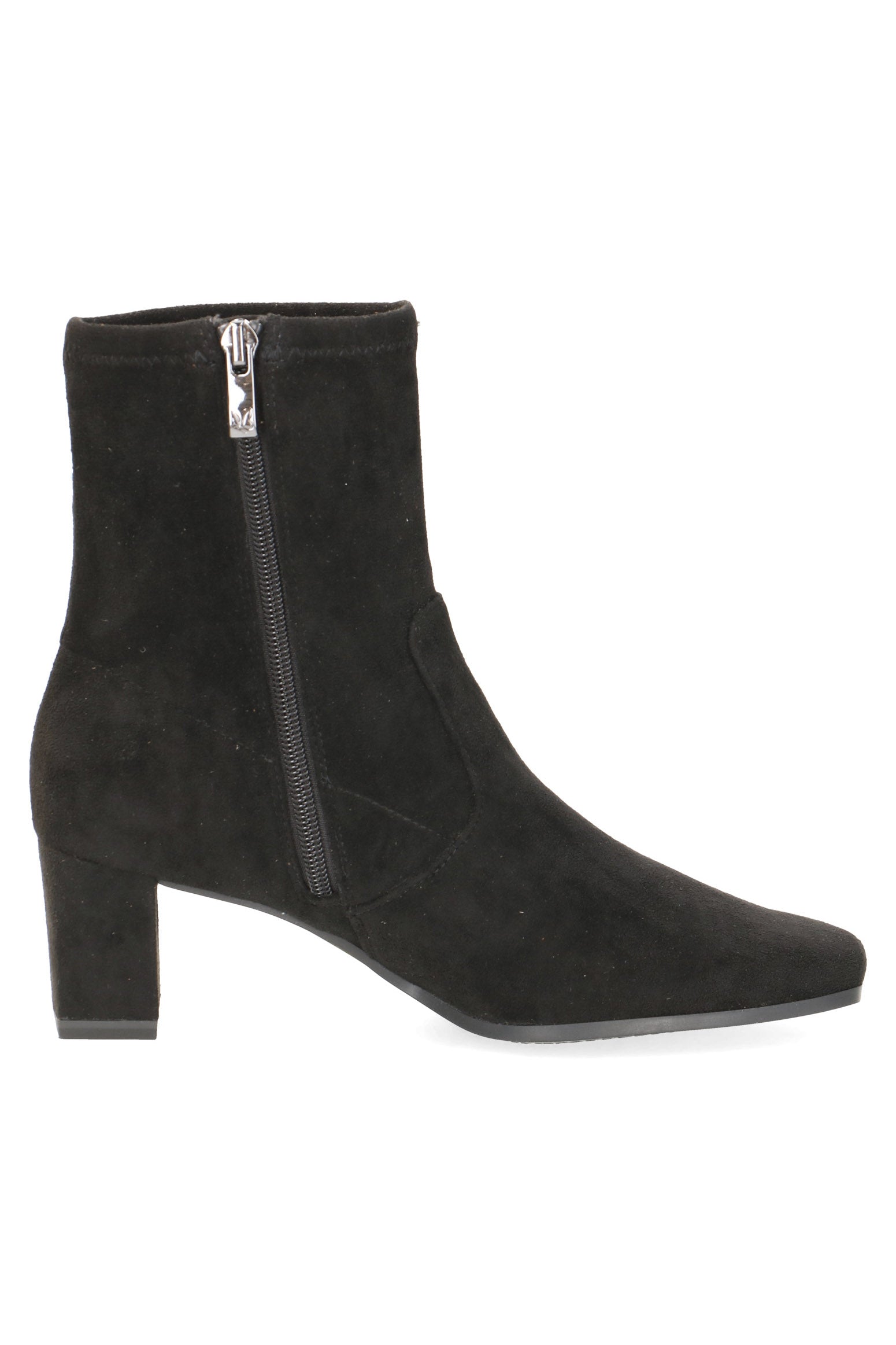Caprice Stretch Ankle Boots - Black