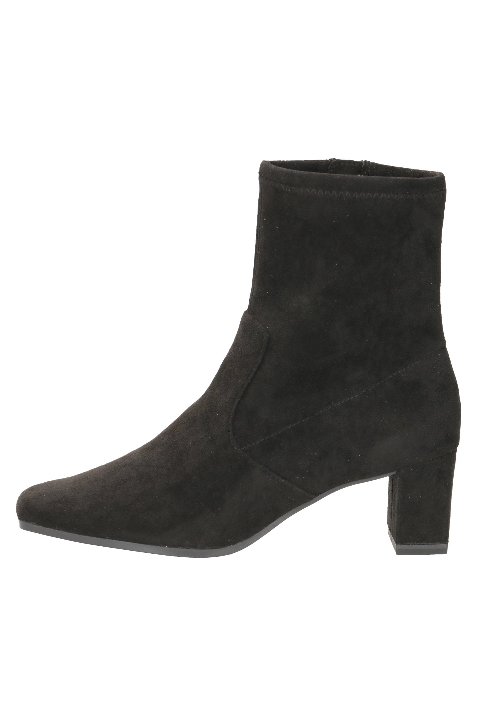 Caprice Stretch Ankle Boots - Black
