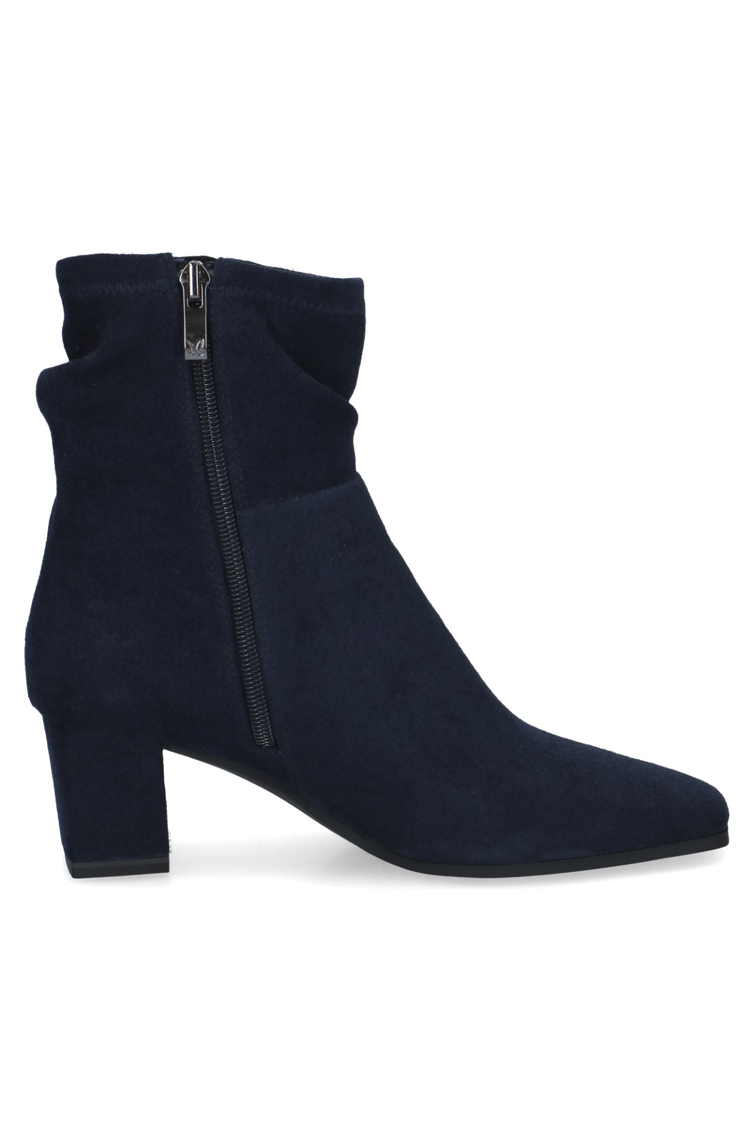 Caprice Stretch Ankle Boots - Navy