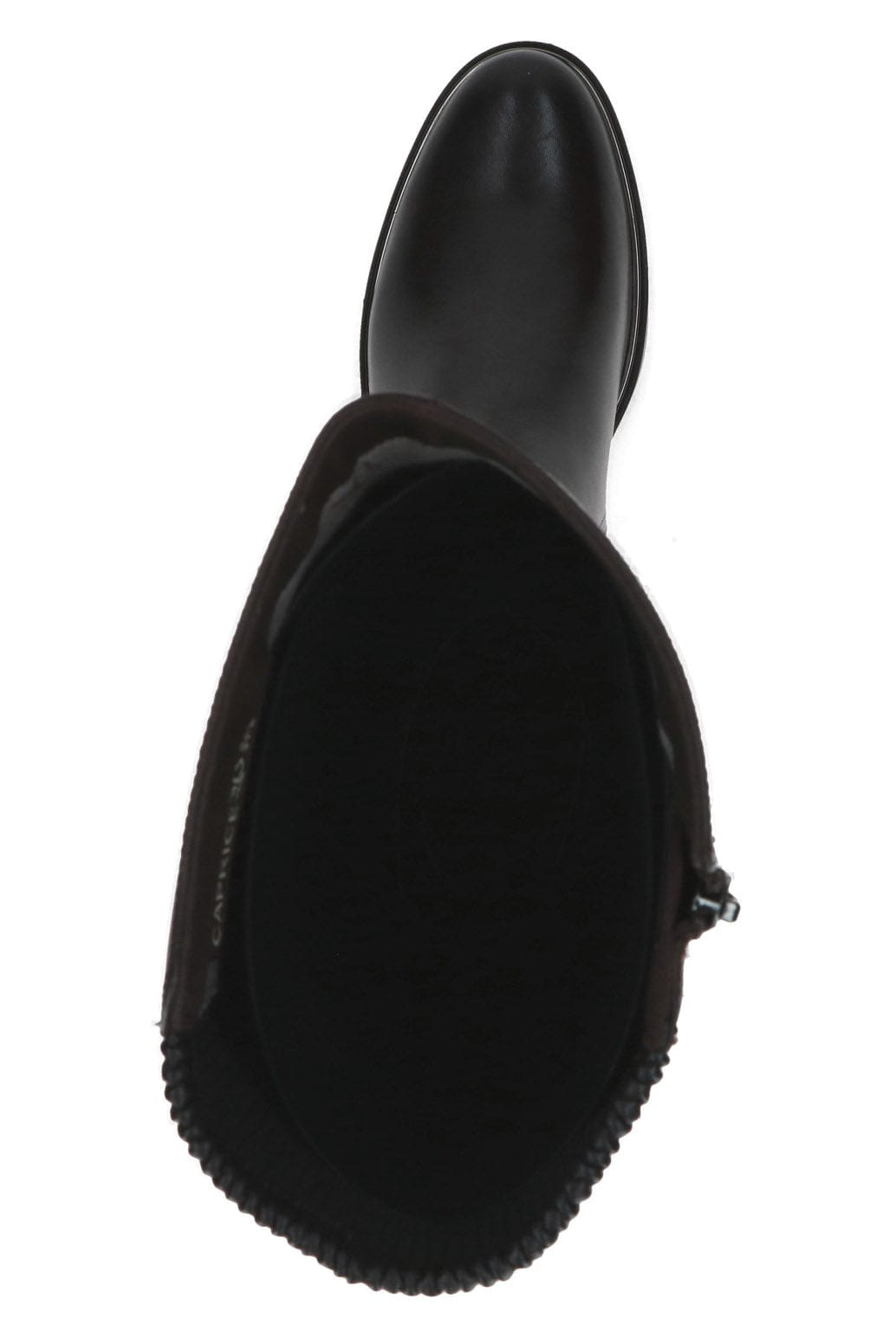 Caprice Stretch Back Knee High Boots - Dark Brown Comb