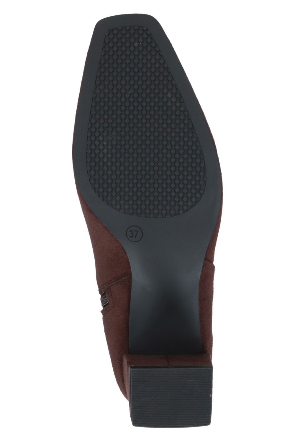 Caprice Stretch Knee High Boots - Dark Brown