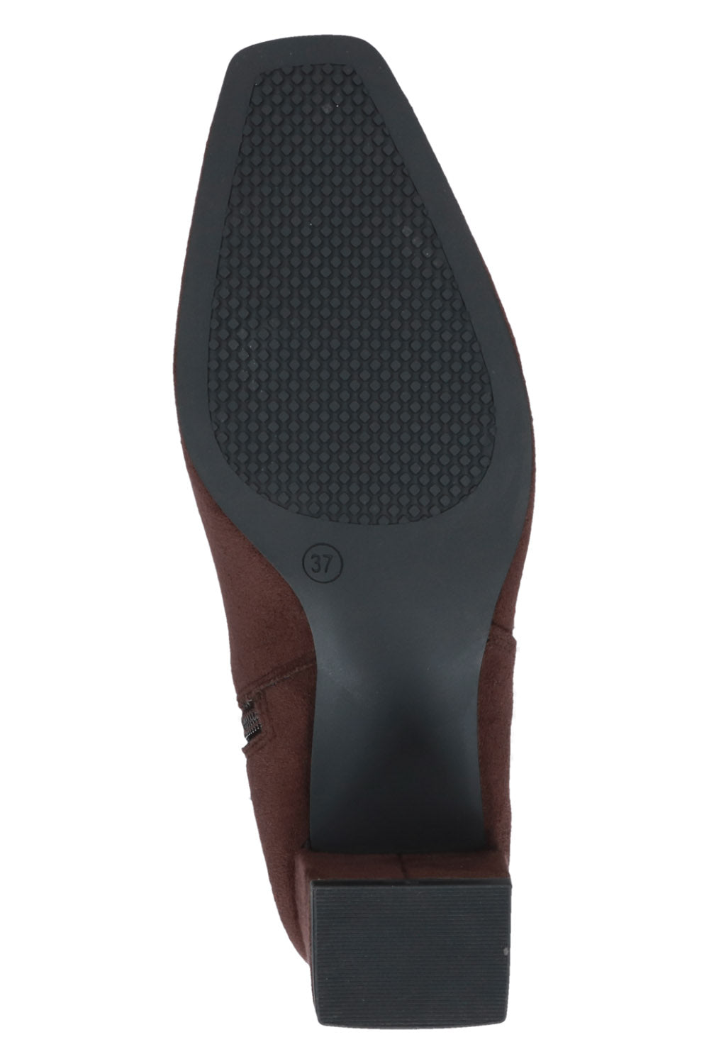 Caprice Stretch Knee High Boots - Dark Brown