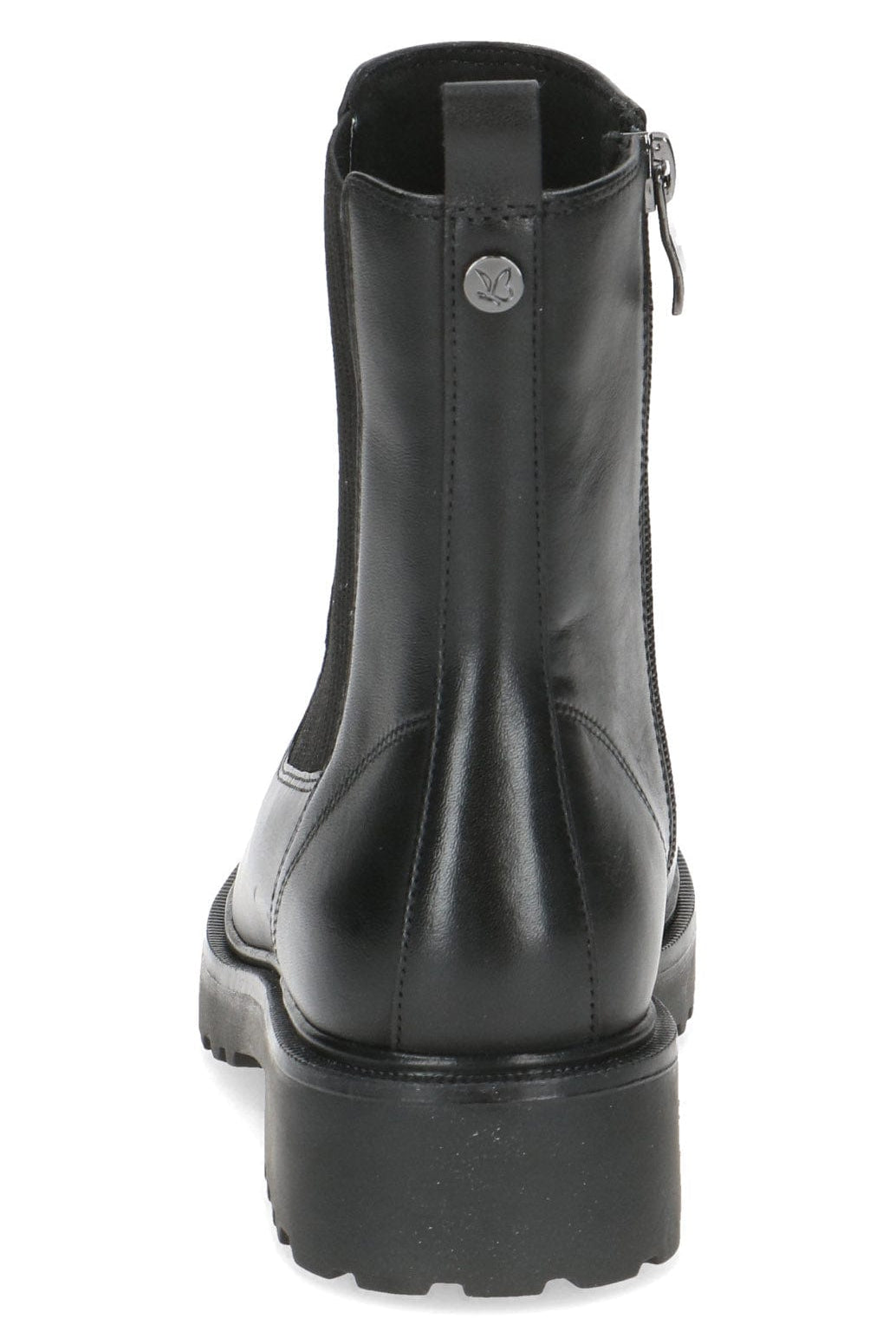 Caprice Thermo Leather Chelsea Boots - Black Nappa