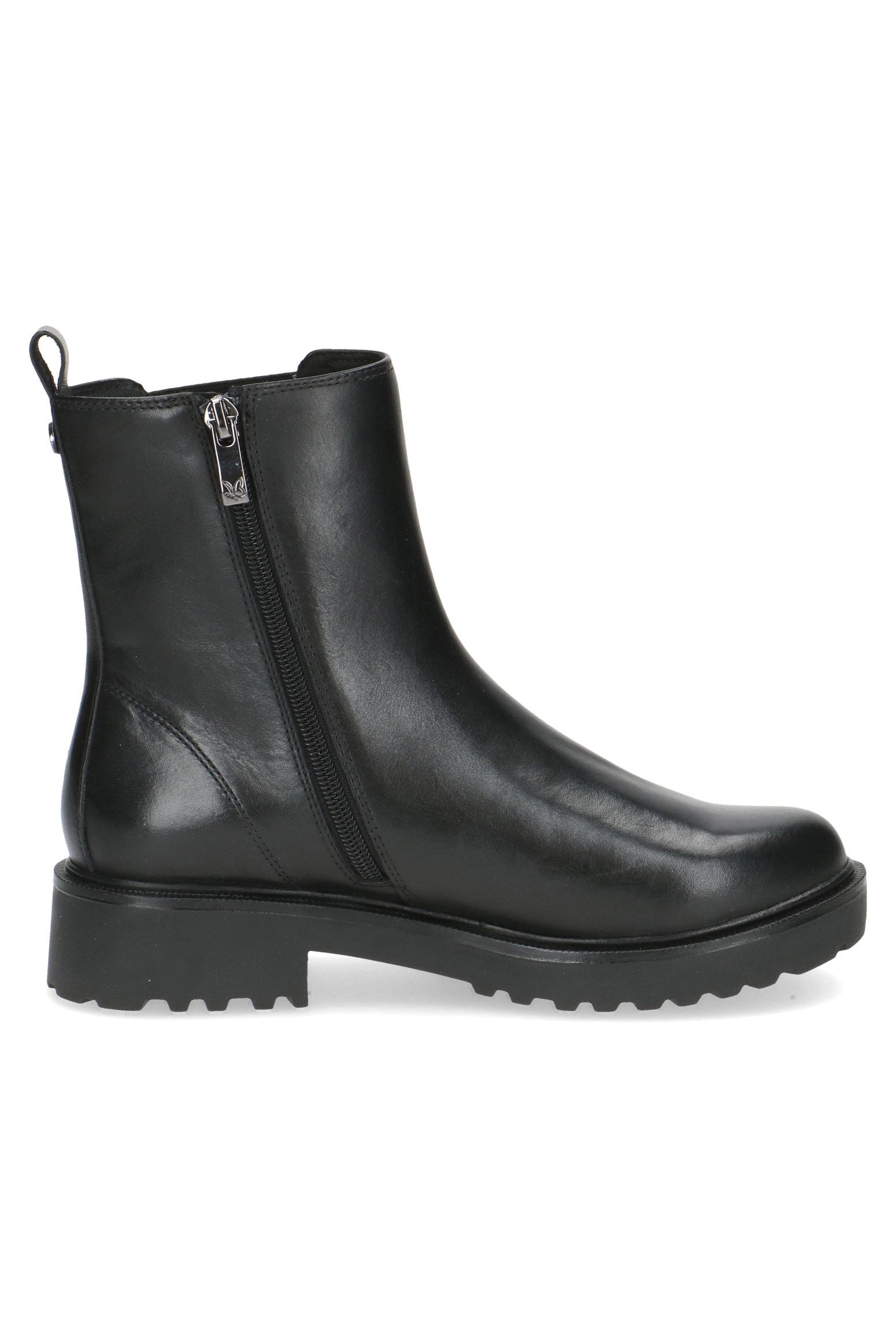 Caprice Thermo Leather Chelsea Boots - Black Nappa
