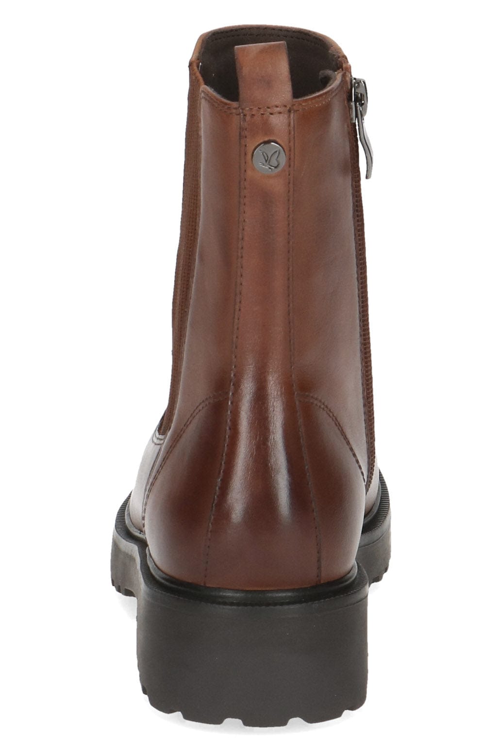 Caprice Thermo Leather Chelsea Boots - Cognac Nappa