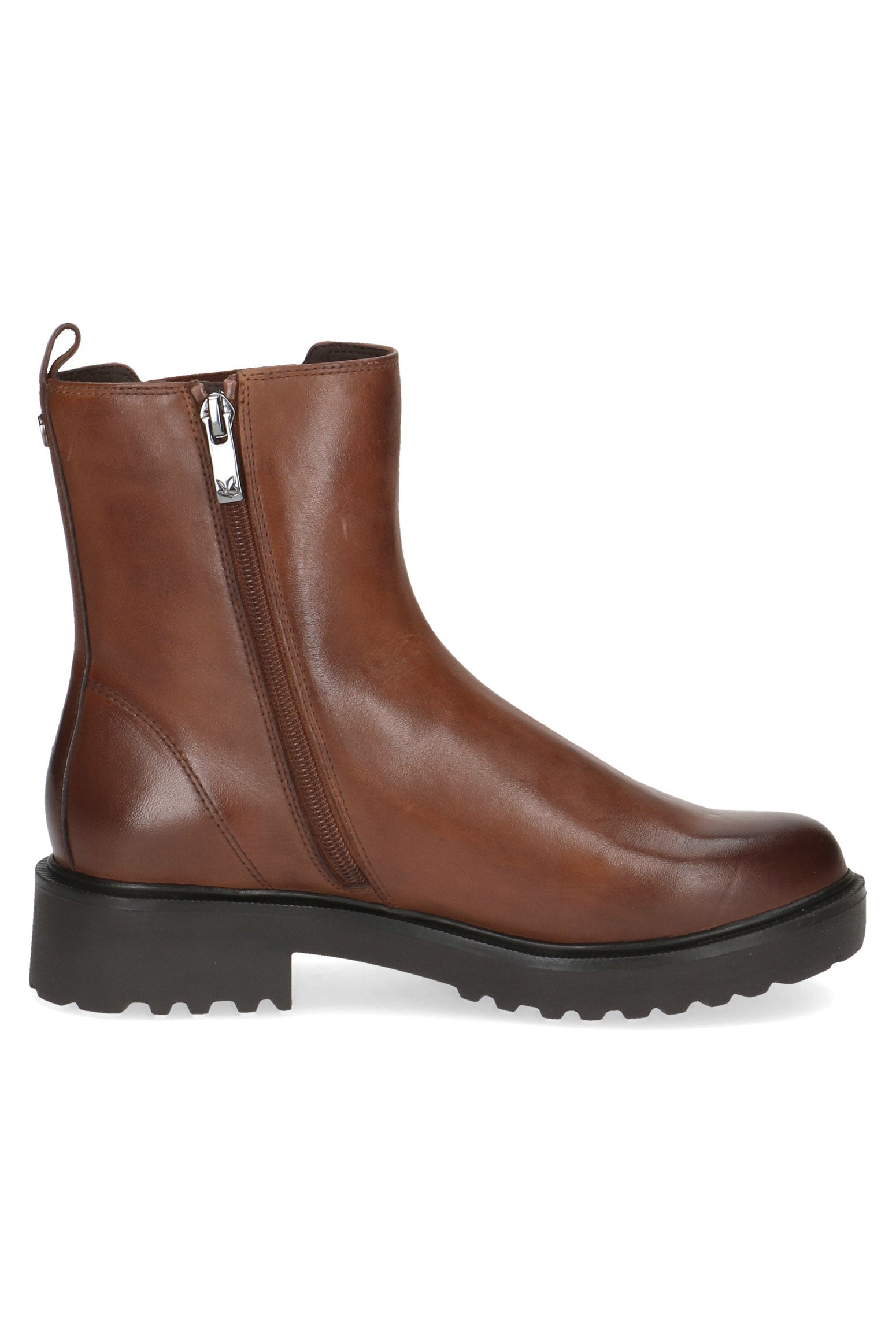 Caprice Thermo Leather Chelsea Boots - Cognac Nappa