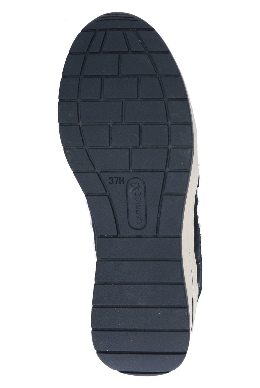 Caprice Wide Fit Trainers with Zip Fastening - Ocean Comb