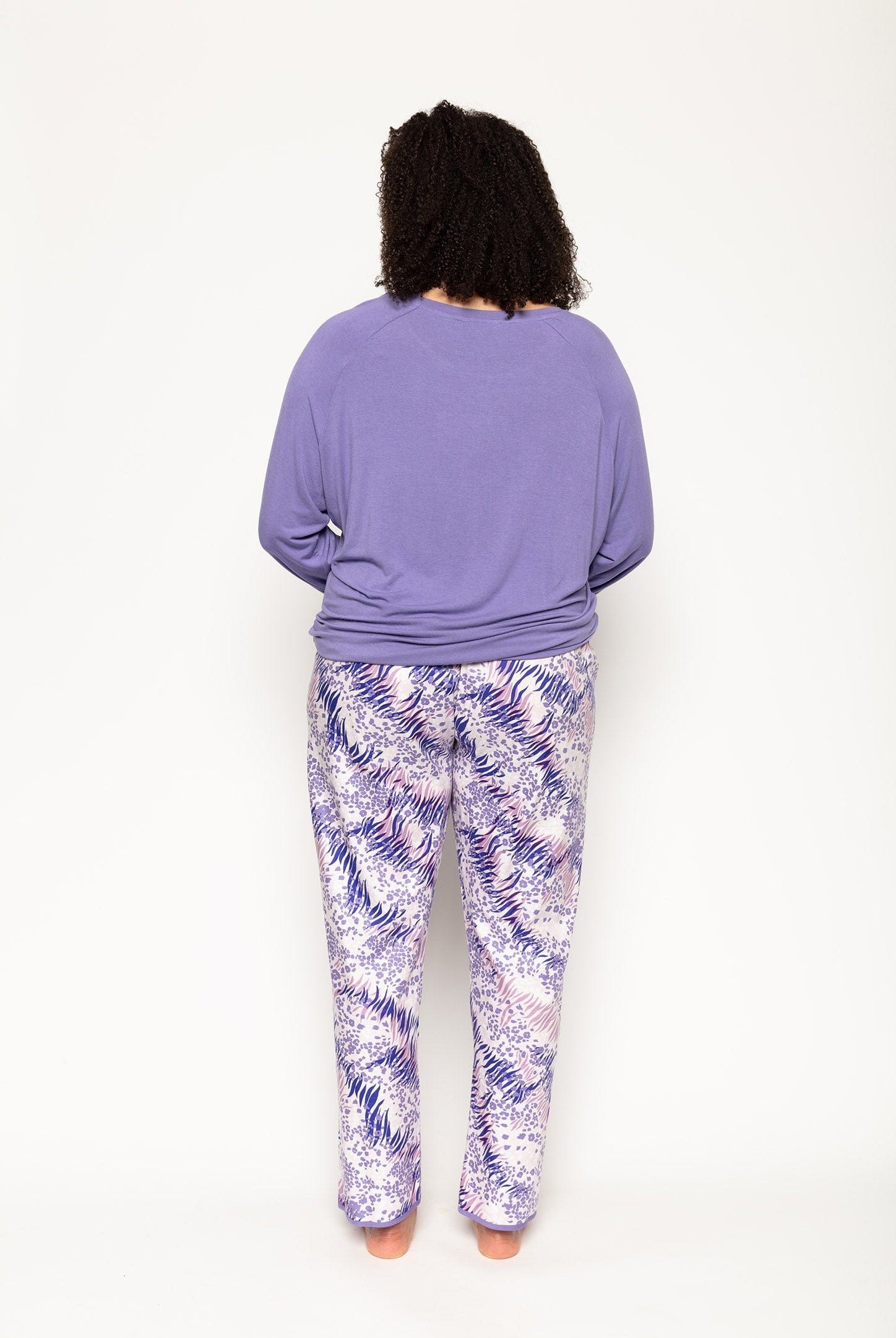 Cyberjammies Camila Lilac Animal Print Pyjama Trousers