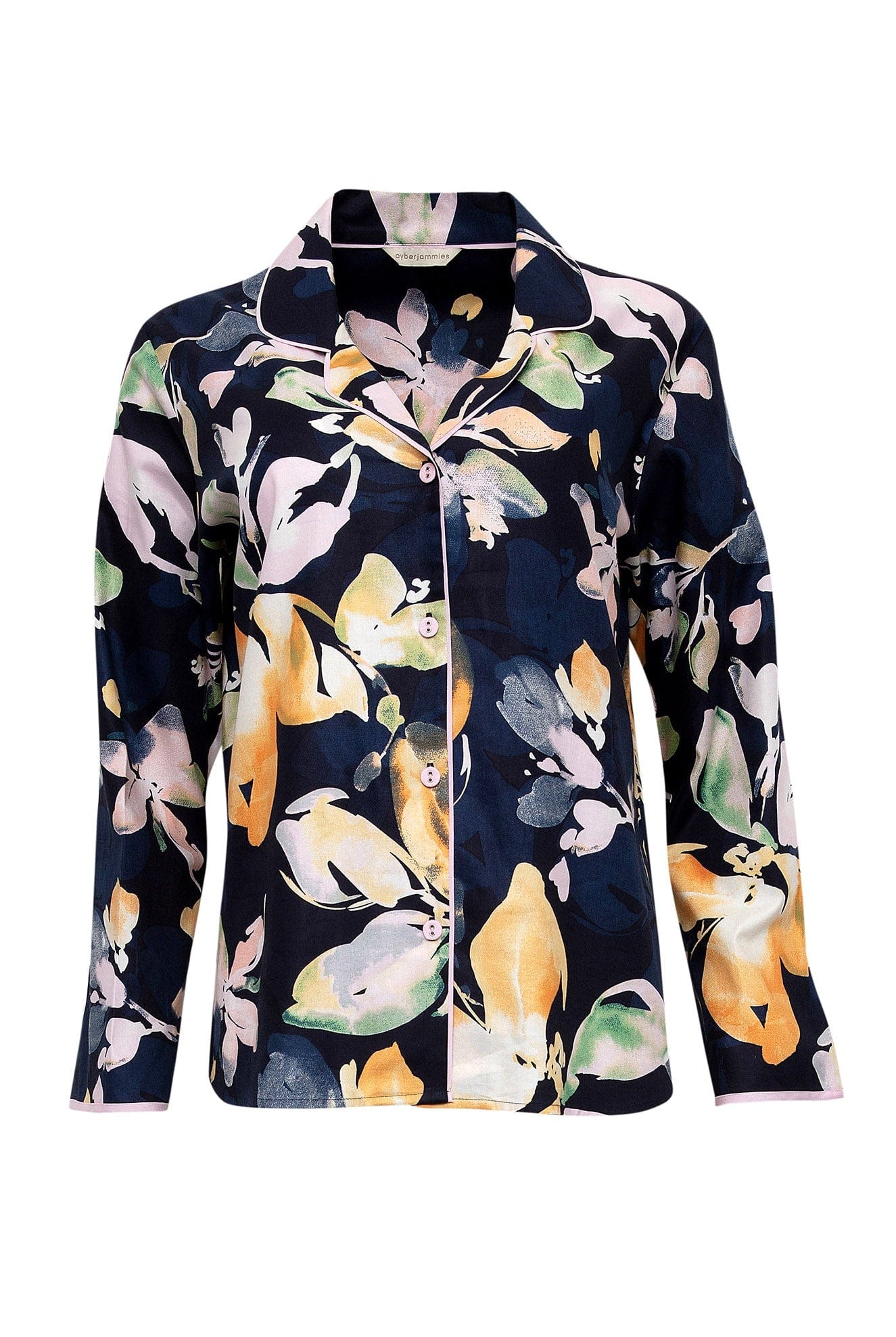 Cyberjammies Estelle Floral Long Sleeve Pyjama Top