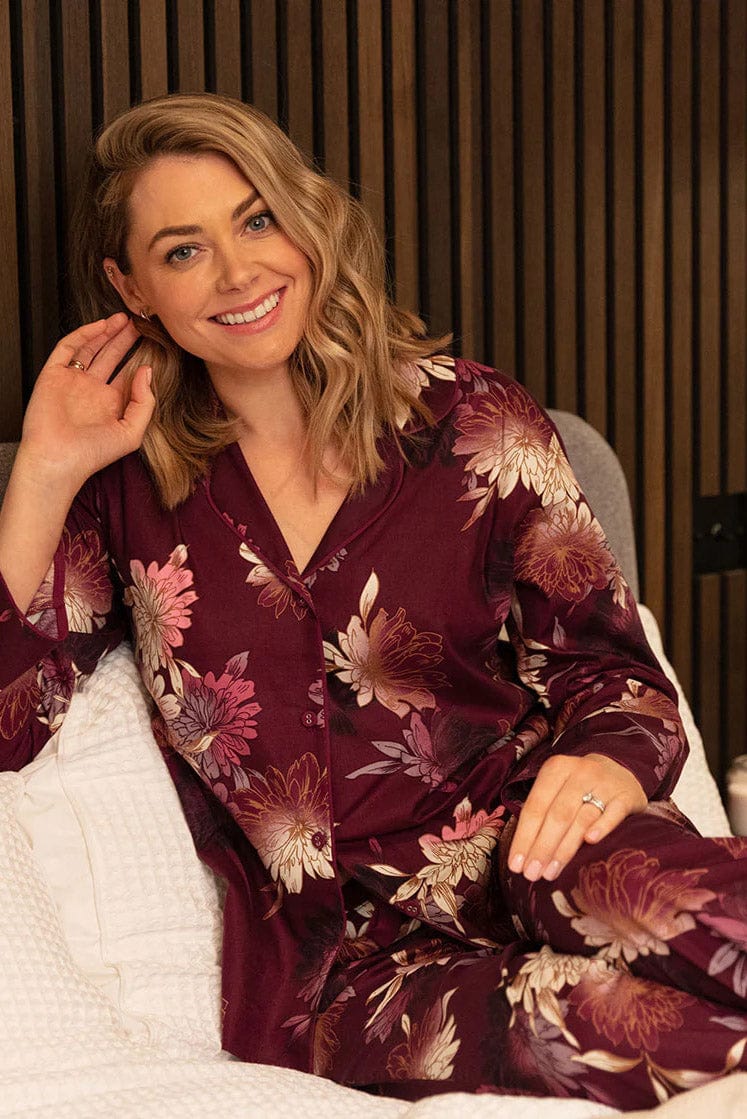 Cyberjammies Eve Floral Print Pyjama Set