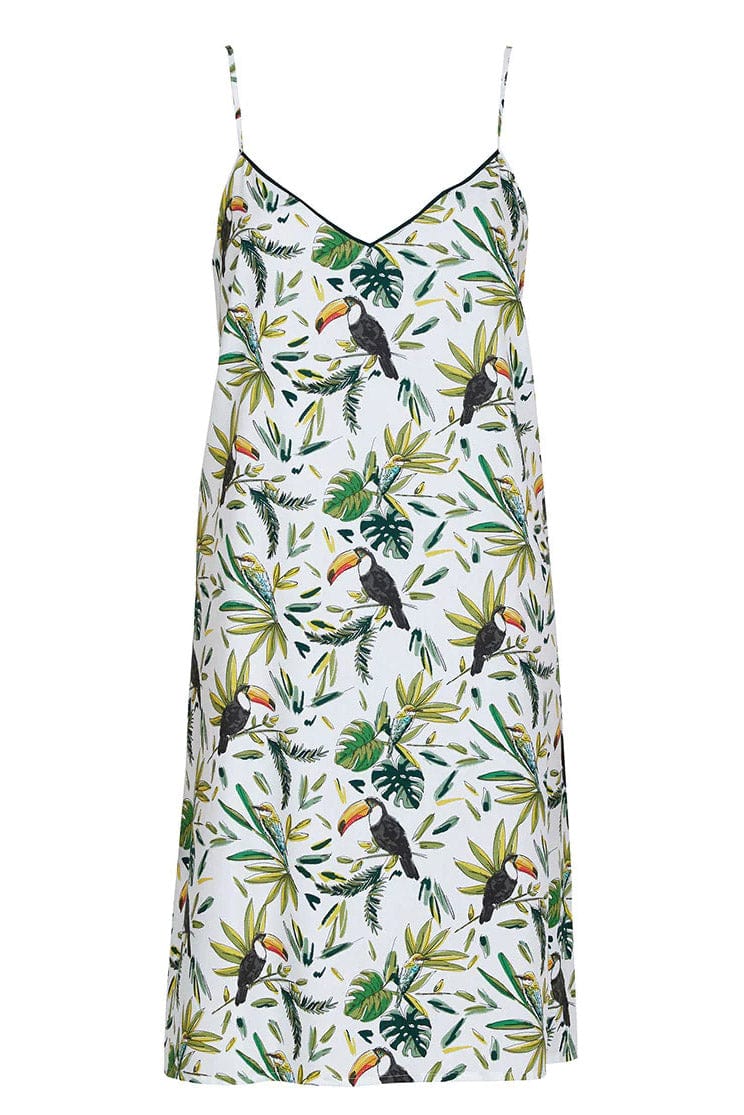 Cyberjammies Gabrielle Toucan Print Strappy Nightdress - Green