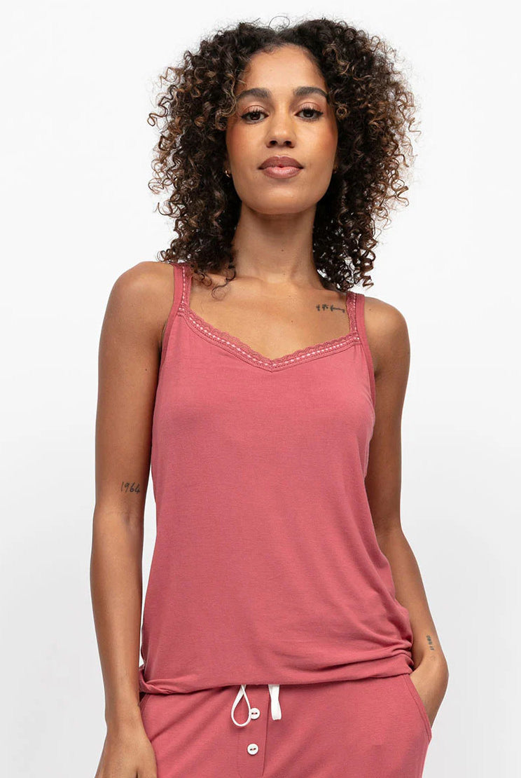 Cyberjammies Jersey Hidden Support Vest - Terracotta