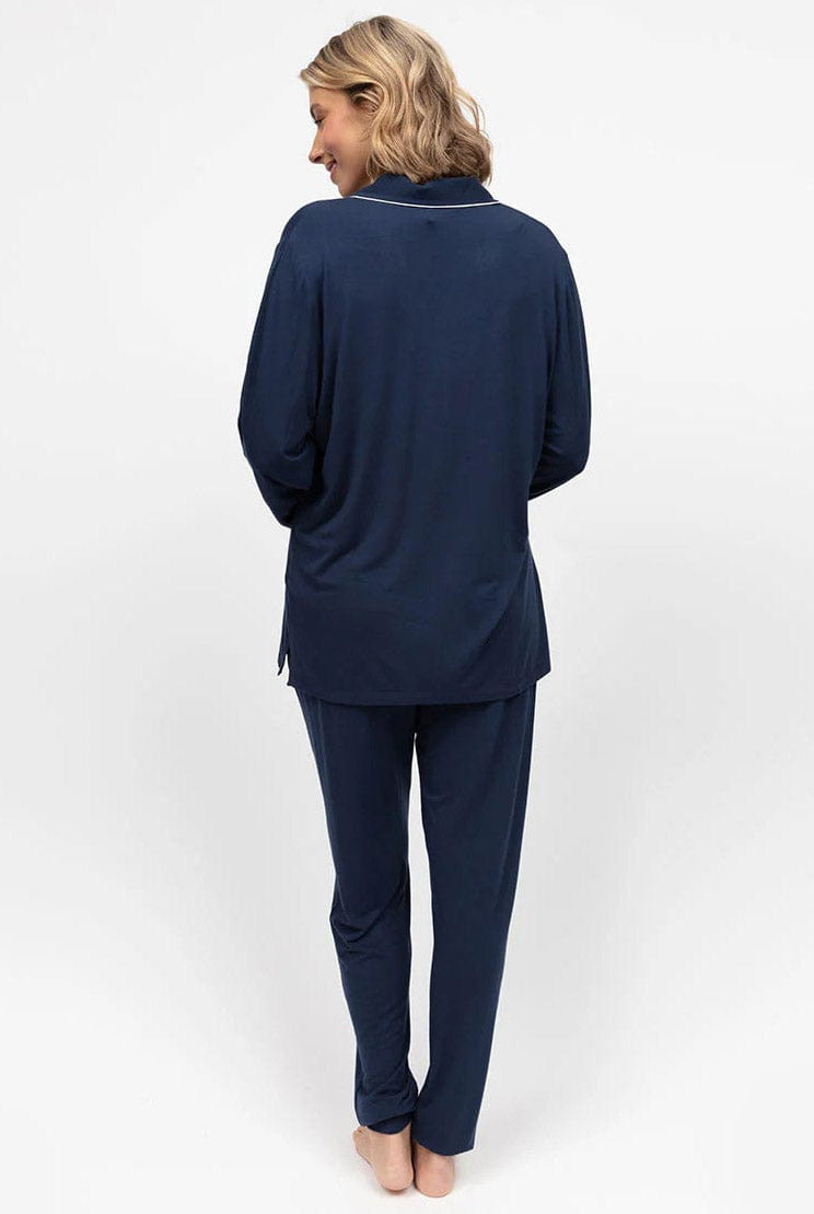 Cyberjammies Marina Jersey Pyjama Set - Navy