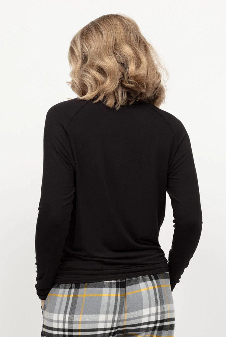 Cyberjammies Parker Slouch Jersey Pyjama Top - Black