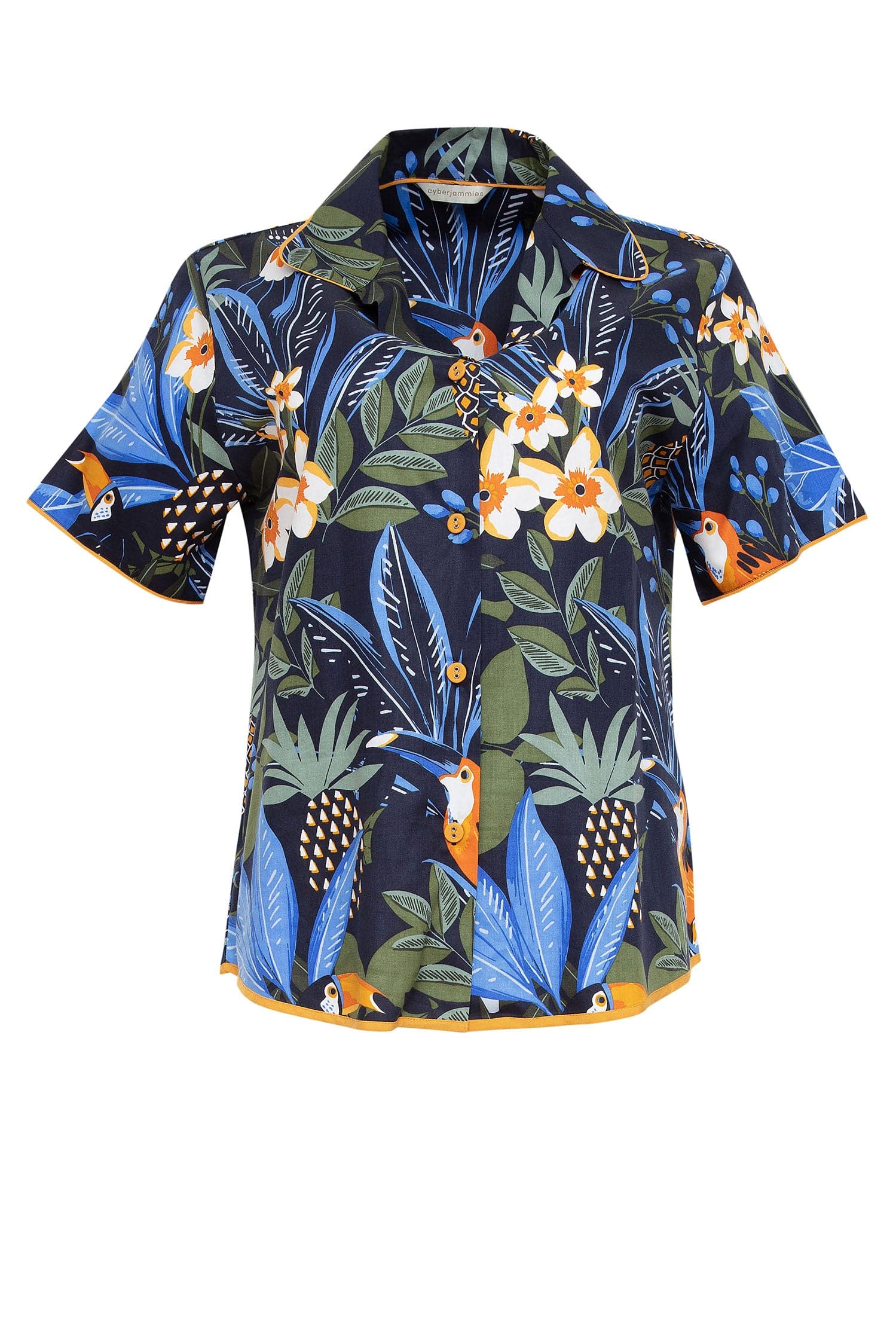 Cyberjammies Sierra Toucan Print Pyjama Top - Multi