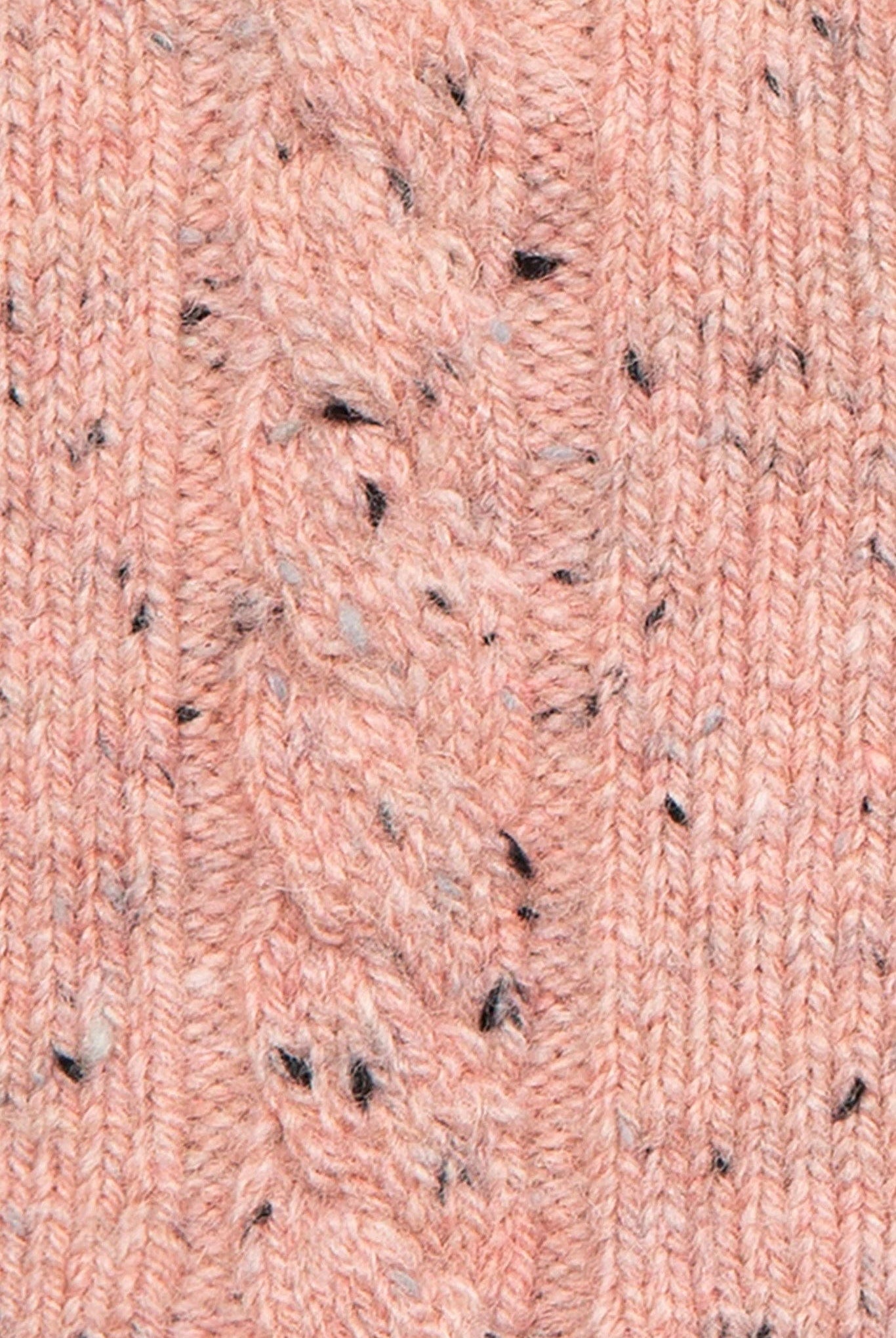 Dents Cable Knit Marl Gloves - Powder Pink 6-3278_POWDERPINK_OS