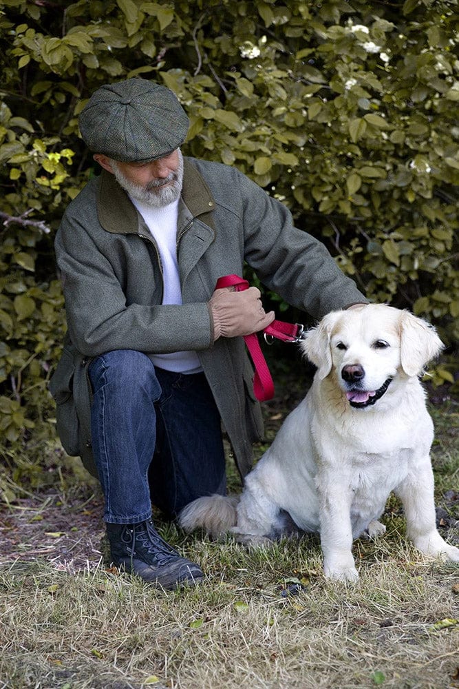 Dents Mens Farnham Wool Lined Nubuck Leather Touchscreen Gloves - Camel
