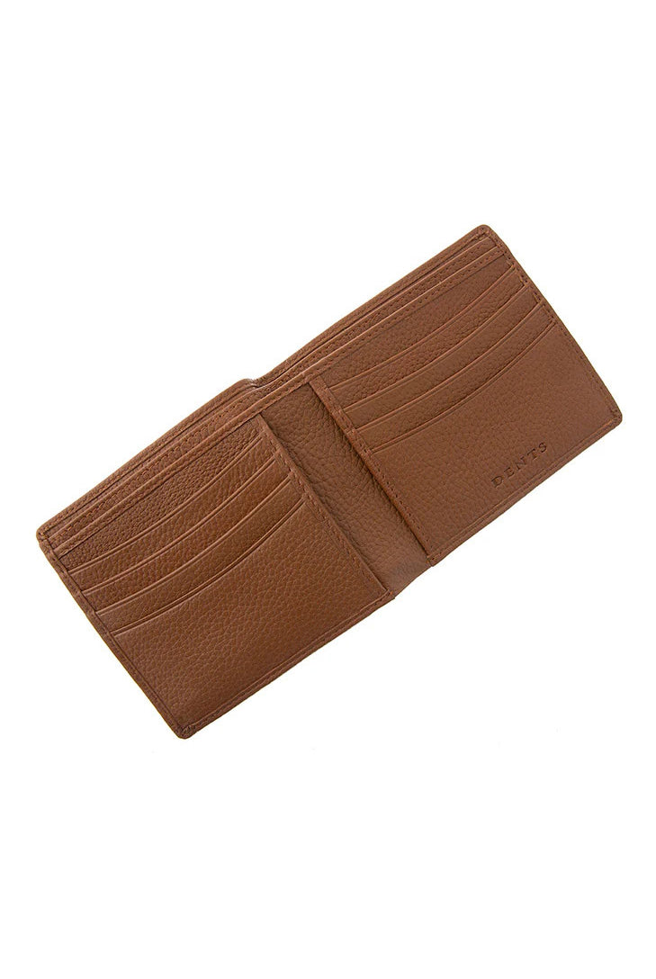 Dents Mens Pebble Grain Leather Slim RFID Billfold Wallet - Cognac 23-5501_COGNAC_OS