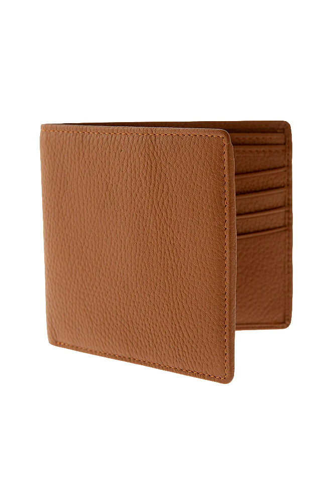 Dents Mens Pebble Grain Leather Slim RFID Billfold Wallet - Cognac 23-5501_COGNAC_OS