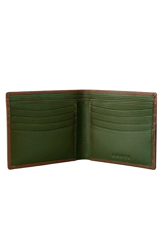 Dents RFID Protected Bifold Leather Wallet - Tan/Olive 23-5550_TAN/OLIVE_OS
