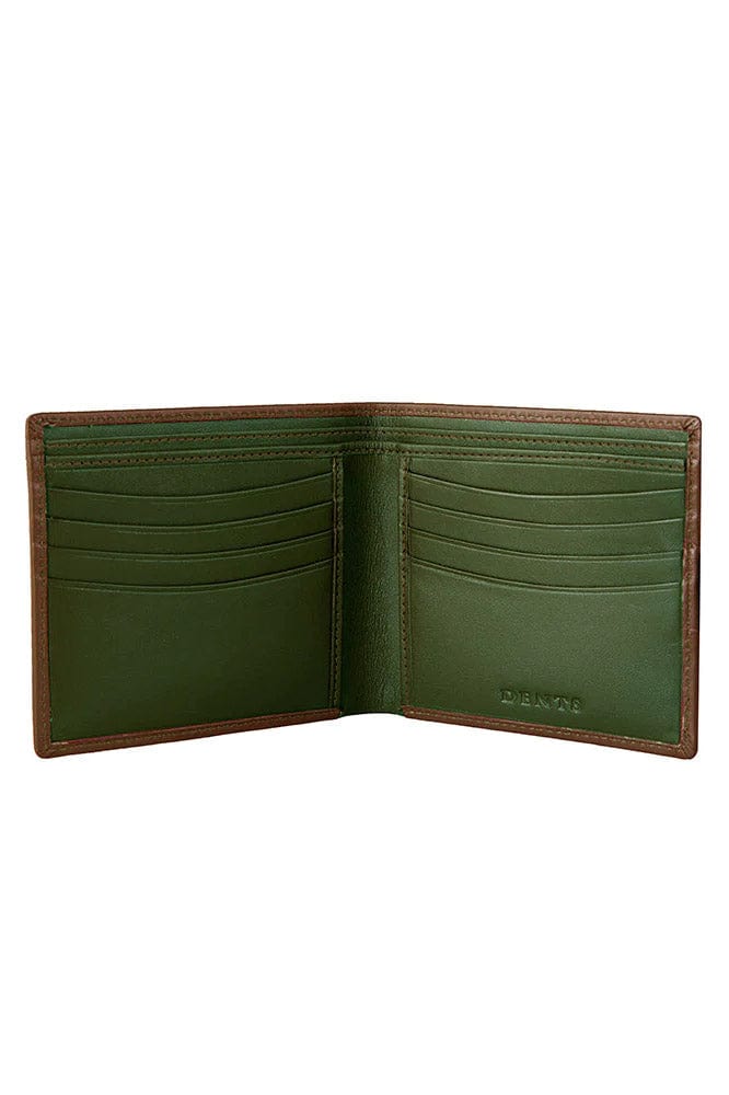 Dents RFID Protected Bifold Leather Wallet - Tan/Olive 23-5550_TAN/OLIVE_OS