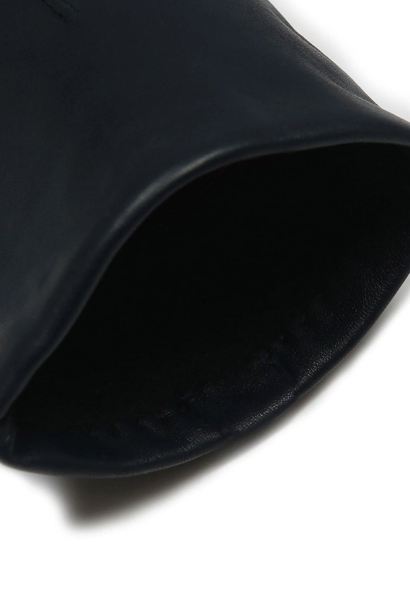 Dents Single Point Lined Leather Gloves - Navy