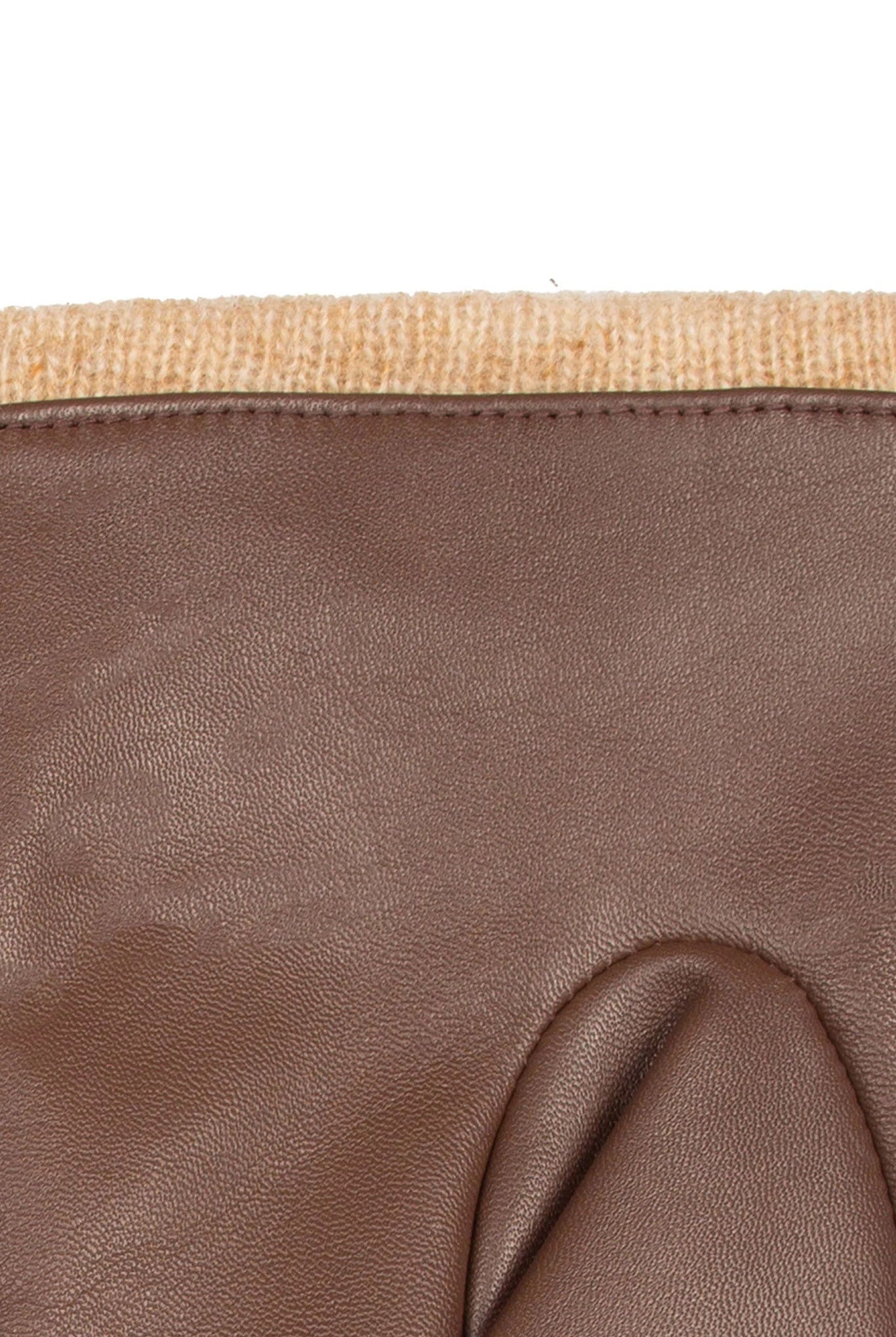 Dents Touchscreen Water-Resistant Wool Lined Leather Gloves - Chestnut