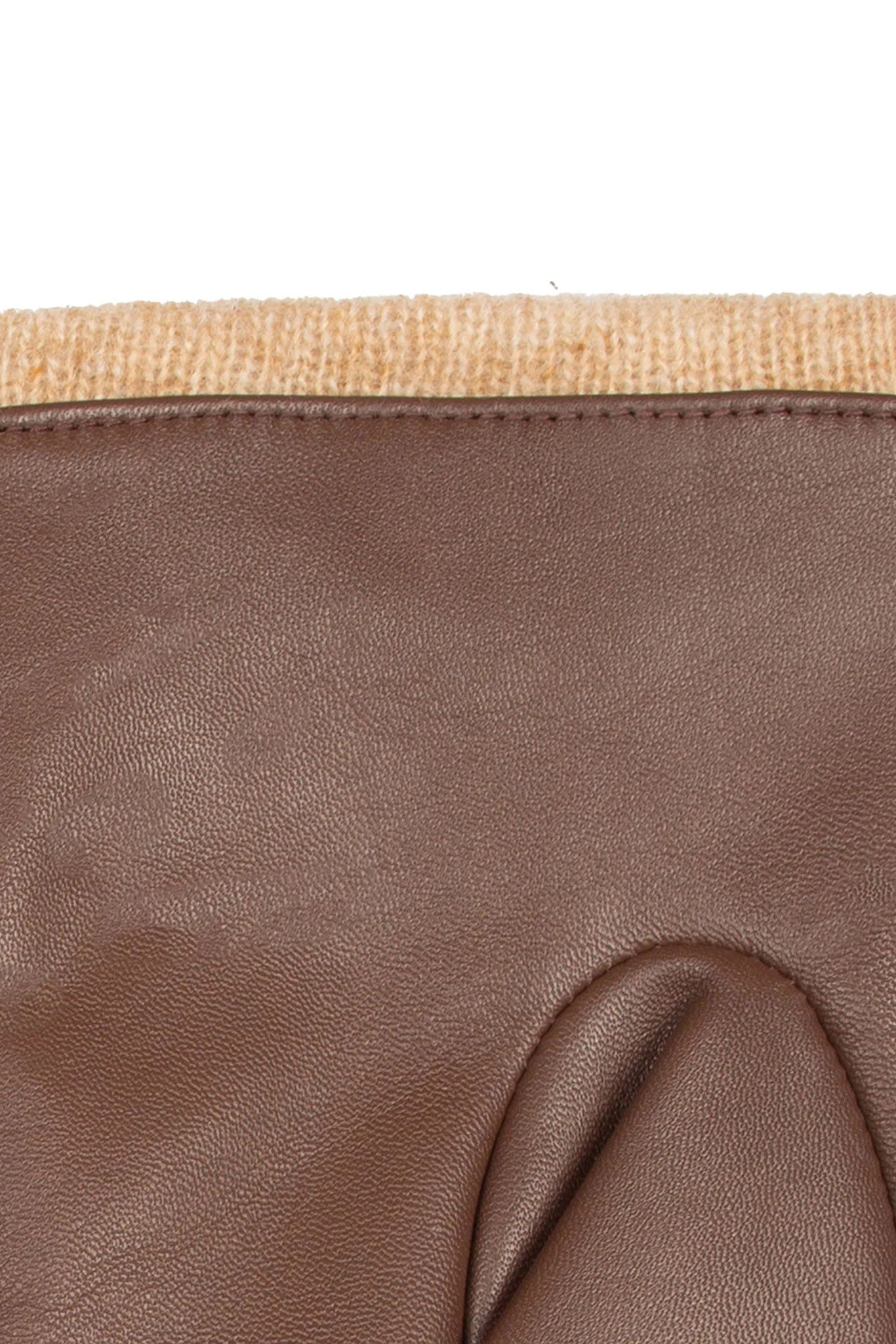 Dents Touchscreen Water-Resistant Wool Lined Leather Gloves - Chestnut