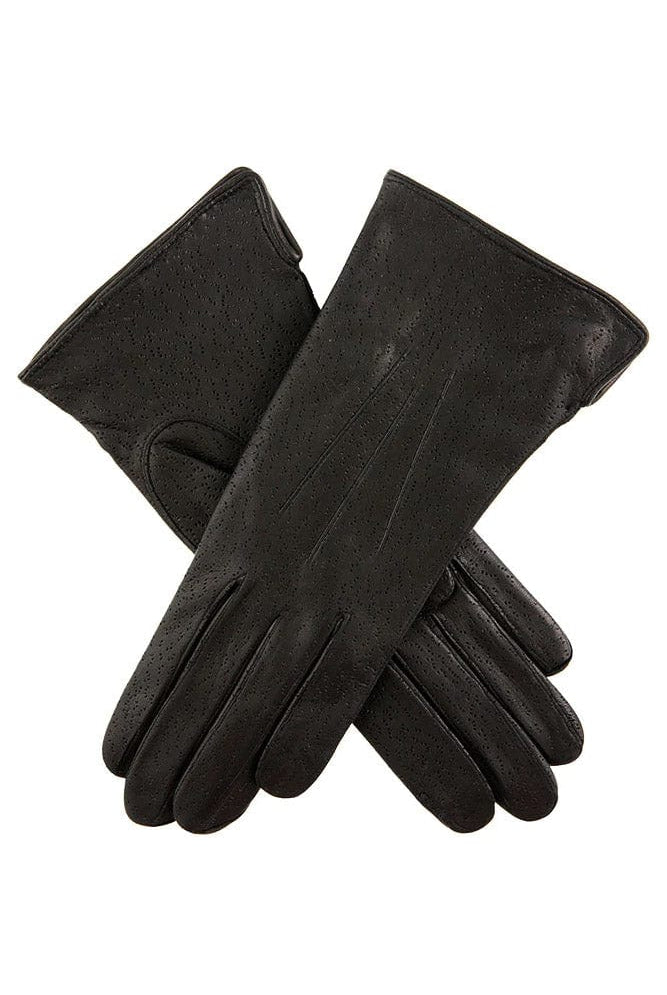 Dents Womens Jessica Classic Imipec Leather Gloves - Black