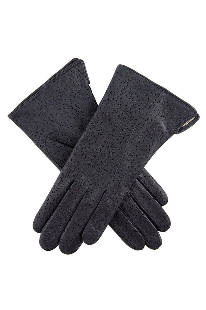 Dents Womens Jessica Classic Imipec Leather Gloves - Navy