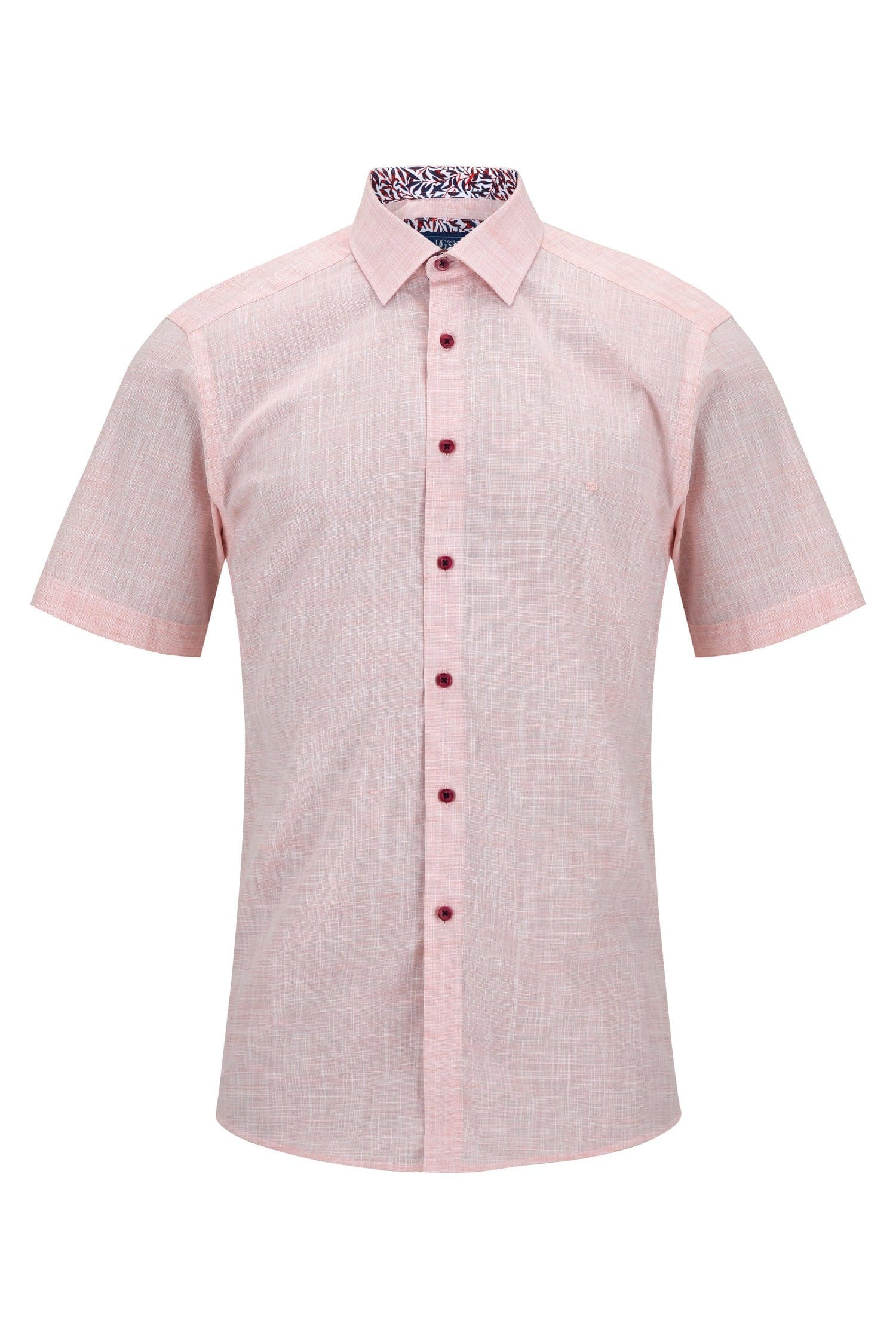 Drifter Giovanni Regular Fit Short Sleeve Shirt - Pink