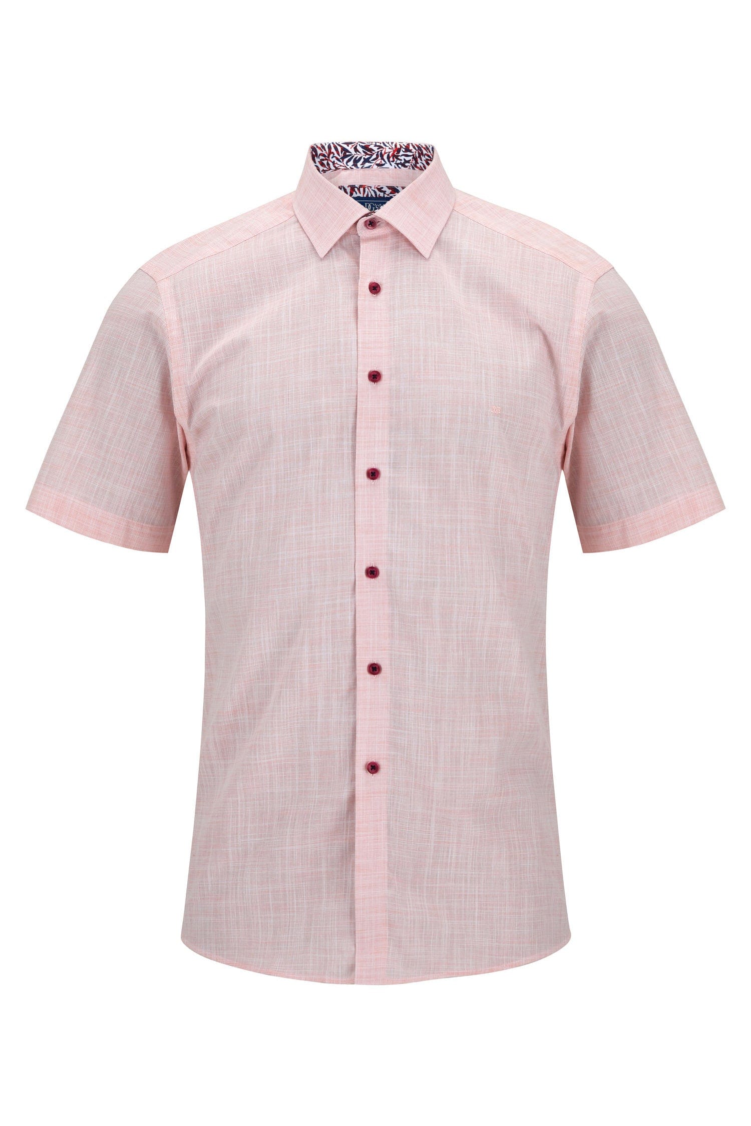 Drifter Giovanni Regular Fit Short Sleeve Shirt - Pink